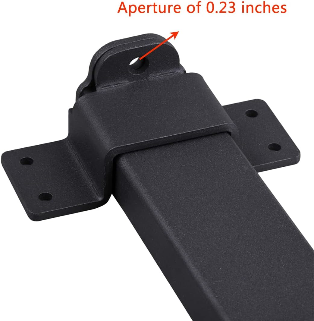 VANROUG Heavy Duty Gate Latch Sliding Bolt Lock Outdoor,With Padlock Hole Adjustable Gate Latch for Wooden Fences Barn Doors, Interior and Outdoor Door Latch,Etc image number 4