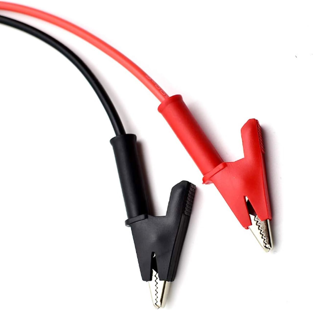 DIANN 2Pcs 4Mm Banana Plug to Alligator Clip Test Lead Cable Line Wire for Multi-Meter, Electrical Test Jumper Wire 100Cm/3.3Ft image number 4