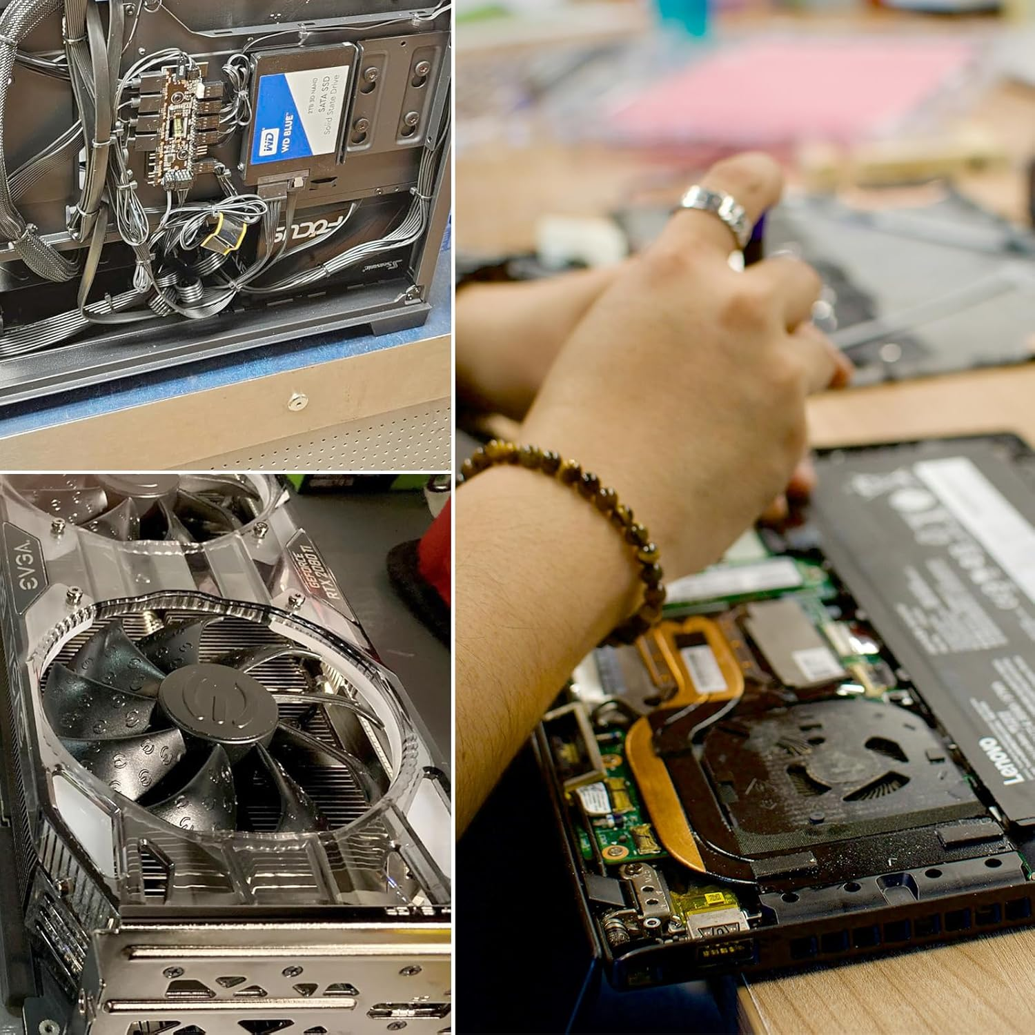 500Pcs M2 M2.5 M3 Laptop Notebook Computer Replacement Screws Kit, Countersunk Flat Head Phillips Screws Set, SSD M.2 Electronic Repair Accessories for Sony DELL Samsung IBM HP Toshiba image number 2