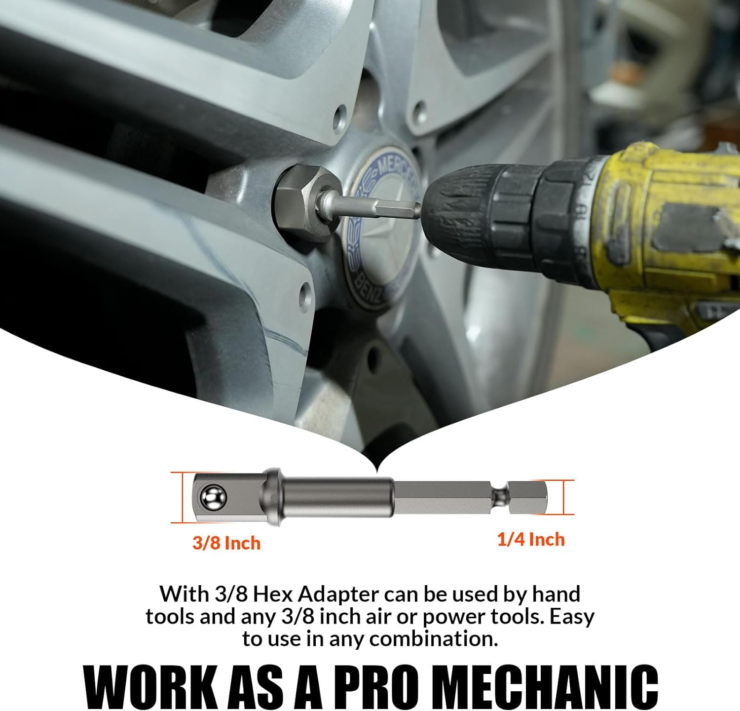 Coobeast Bolt Extractor Set Heavy Duty, 13Pcs Bolt Extractor Kit with 3/8 Inch Adapter, Stripped Lug Nut Remover, Easy Out Bolt Remover Set for Rusted, Rounded, Damaged Nuts Screws image number 3