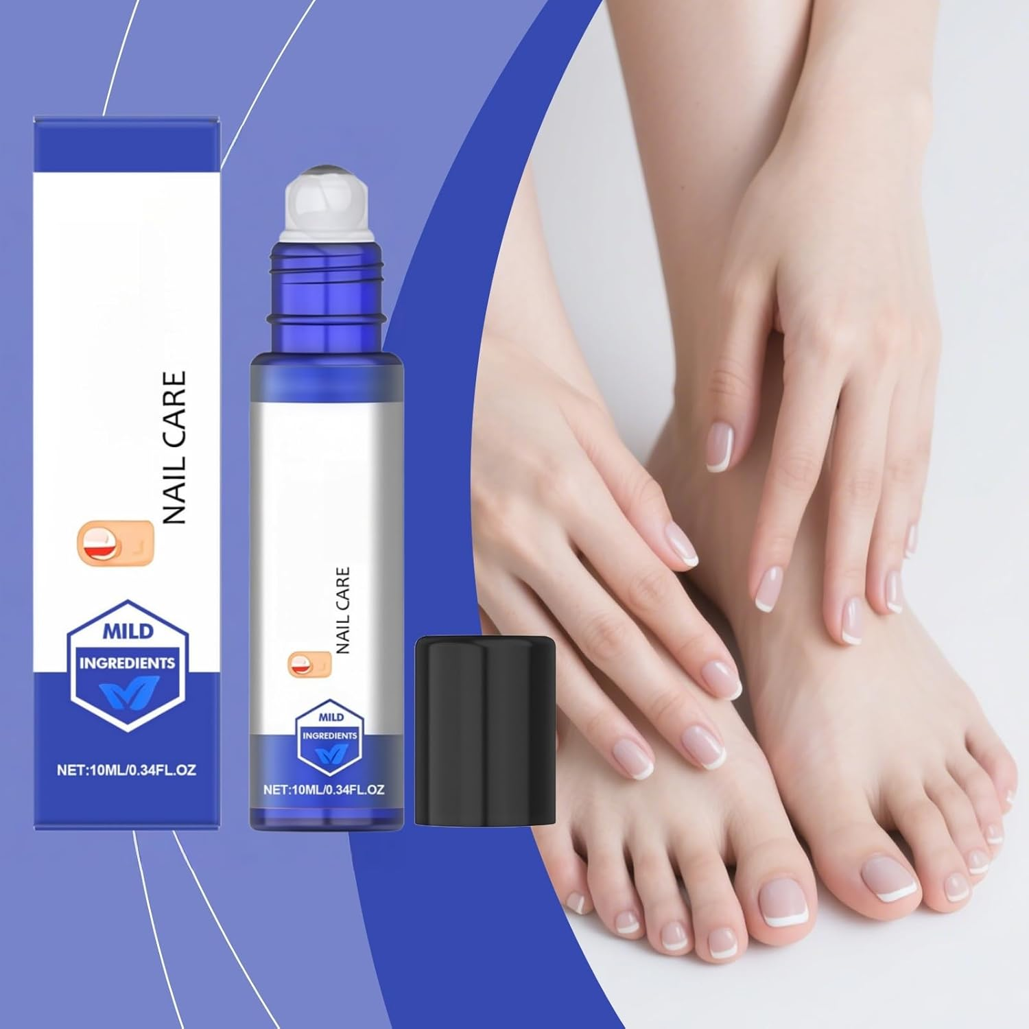 Tea Tree Nail Care Solution, Softener for Thick Toenails,Strengthener for Damaged& Weak Nails, 8-Hour Night Renewal for Toenail & Fingernail, Fast-Drying Formulation & Easy to Use (2) image number 5