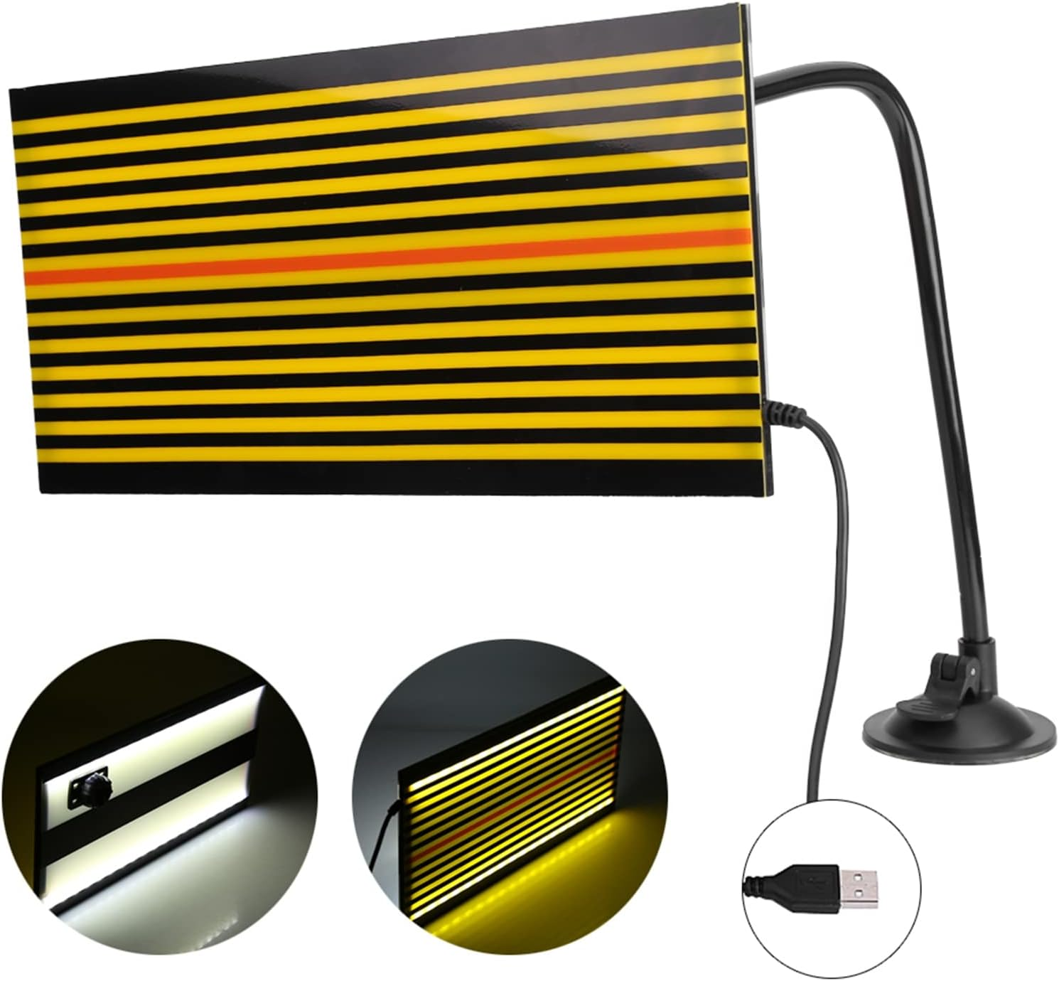 Paintless Dent Fix Tools, Dent Repair Removal Tool, Dent Checking Reflector Line Board with LED Light and USB, Paintless Dent Repair Removal Tool for Automotive Body Dent Removal image number 5