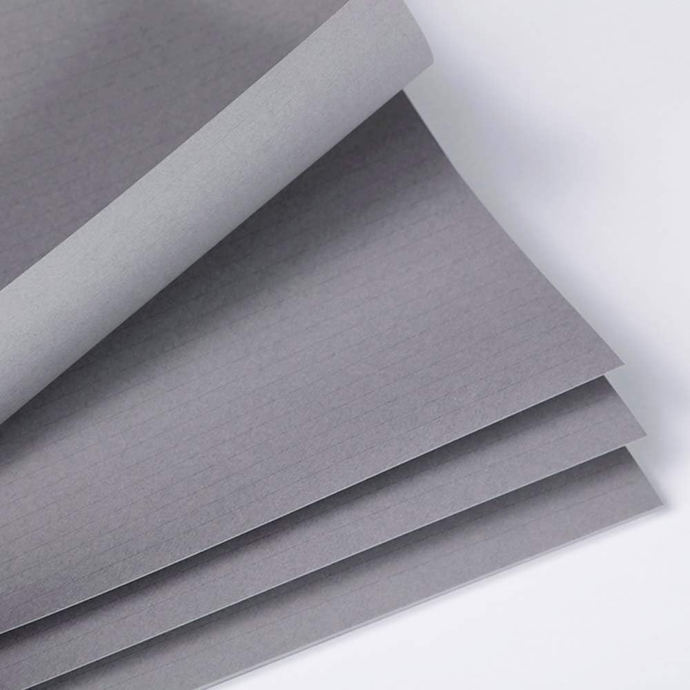 Rhodia 117761C Soft Notebook Rhodiarama Goalbook Silver A5 (14.8 X 21 Cm), 240P, Small Squares 5 X 5, Paper Ivory 90 G/M2, 2 Ribbons, Elastic Closure, Imitation Leather Papier Maya Gris (Pack of 2) image number 2