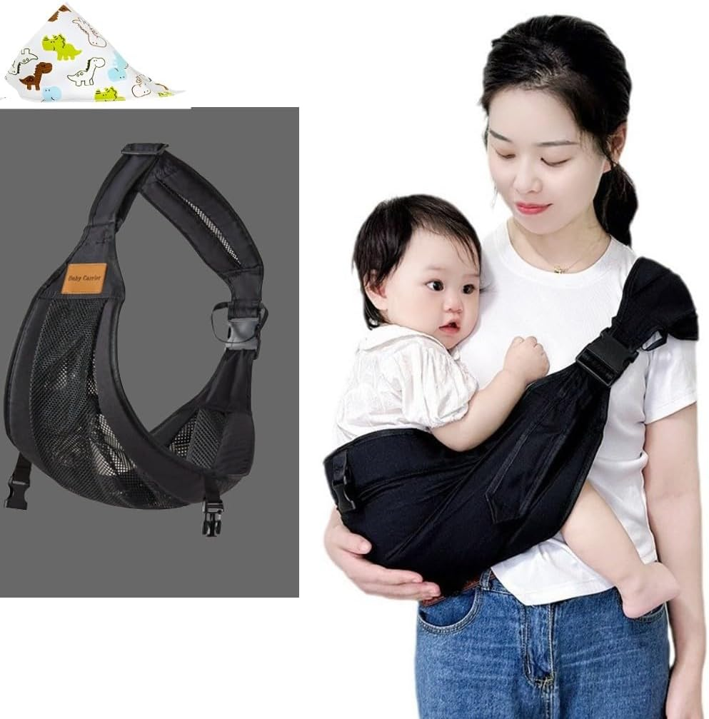 Baby Carrier Toddler Sling Ergonomic, Front Carry for Newborns & Older Babies 8-32 Lbs Infants Adjustable Size Breathable for Going Out Shopping & Travel Portable Lightweight New
