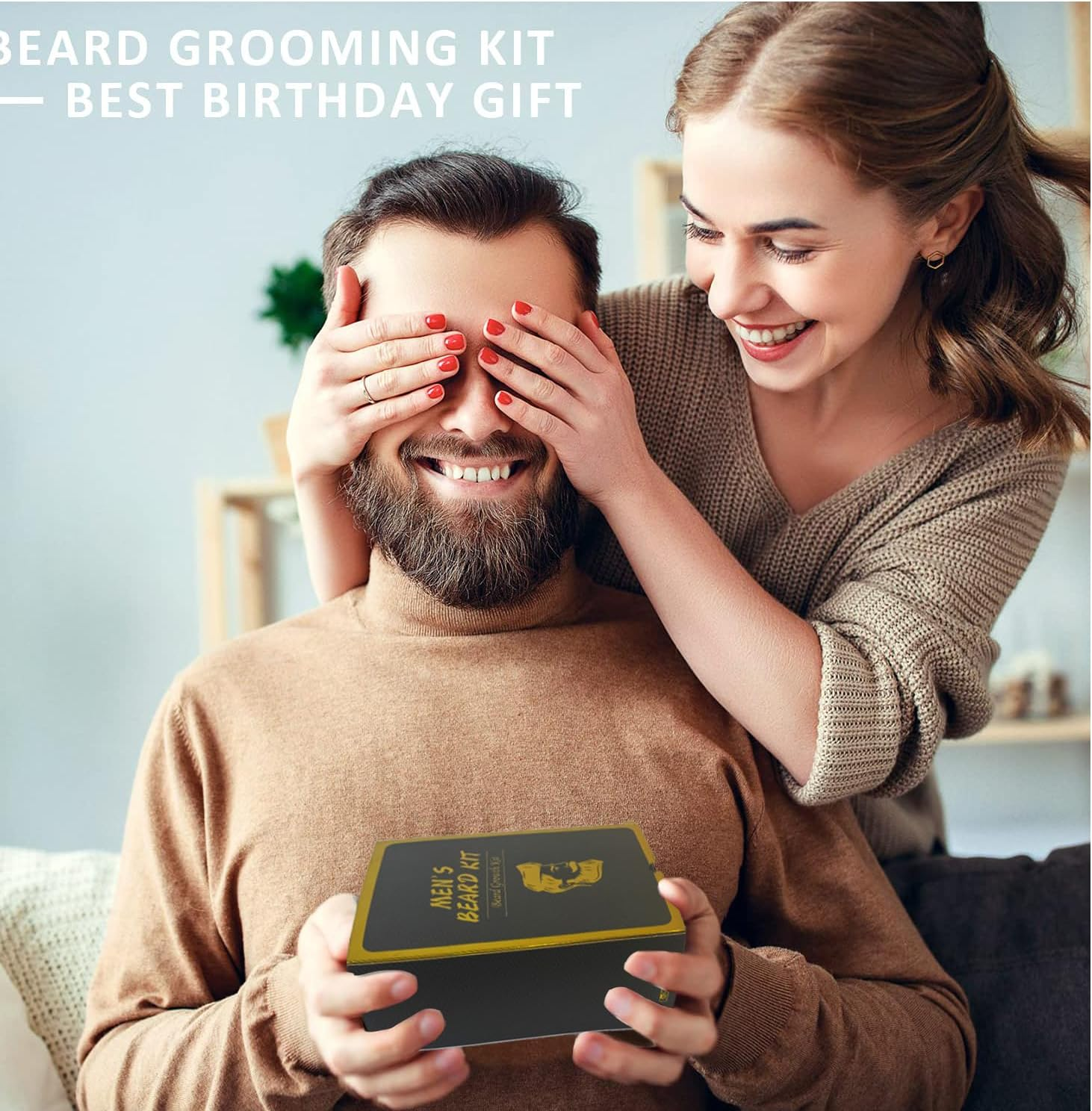 Dad Gifts for Fathers Day, Beard Grooming Kit for Men'S Grooming Routine, Anniversary & Birthday Gifts for Men/Him/Husband/Boyfriend/Brother/Stepdad/Grandpa, from Daughter Wife Kids Son image number 1