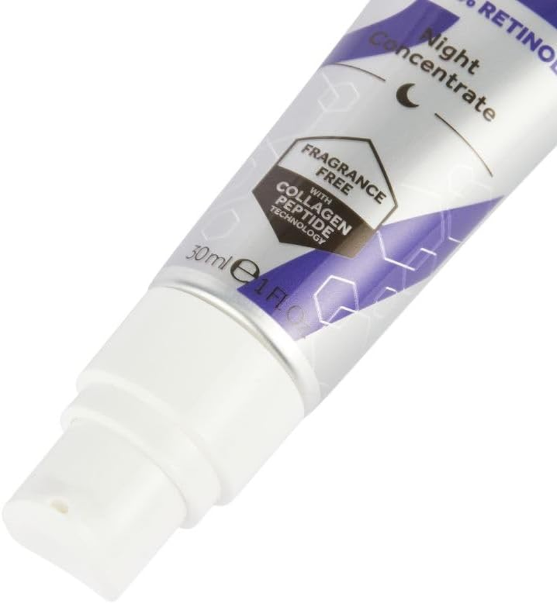 No7 Pure Retinol (0.3% Retinol) Night Concentrate 30Ml (Pack of 1) - Fragrance Free