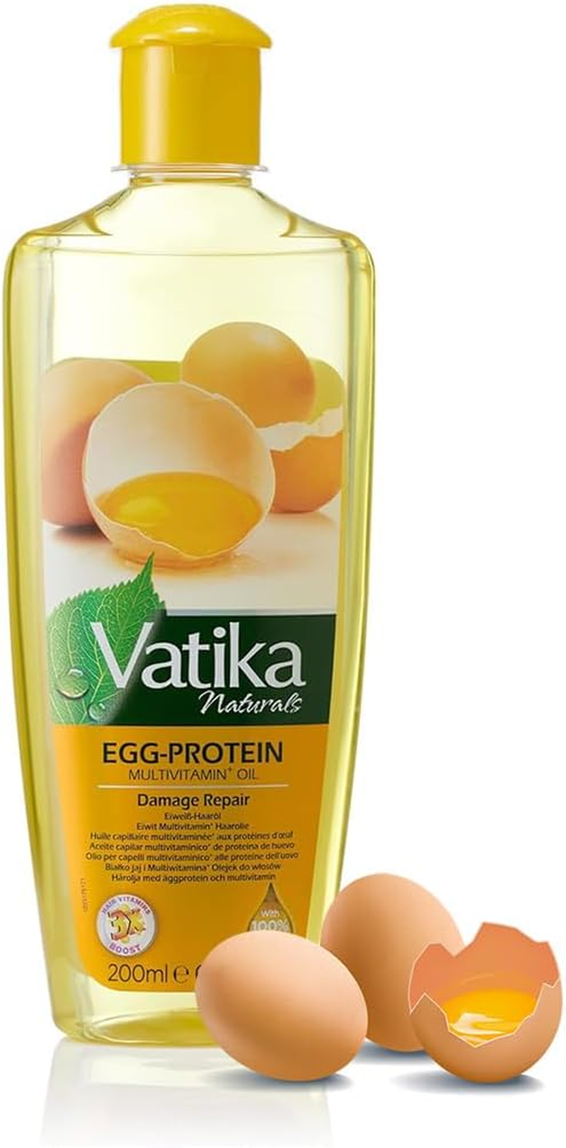 Vatika Naturals Egg Protein Deep Conditioning Hair Mask - 200 G | Goodness of Natural Egg | Conditions, Repairs, Strengthens image number 5