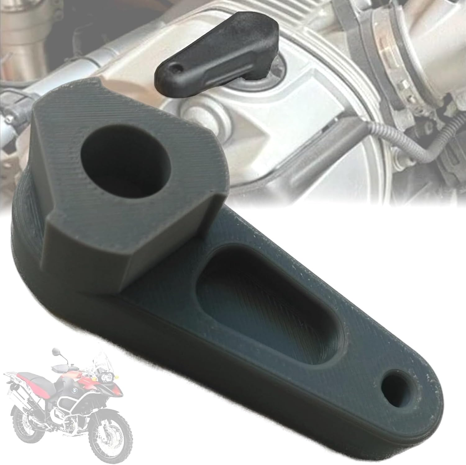 Twowinds Oil Filter Cap Wrench, Oil Seal Puller, Compatible with Motorcycle BMW R1200GS, R1250R, R900RT, R1200R, R1200RT, R1200S, R1200ST, R1250GS, R1250RS, R1250RT, 71117691446
