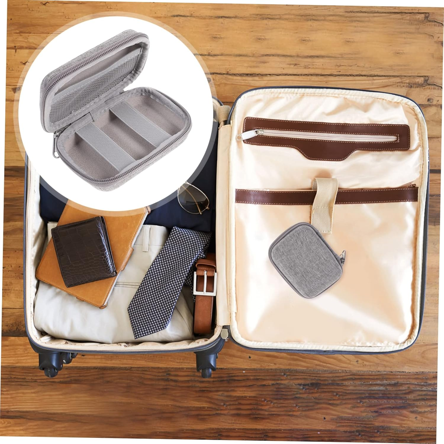 MERRYHAPY Cable Digital Packing Bag Key Organiser Electronic Organizer Pouch for Travel image number 3