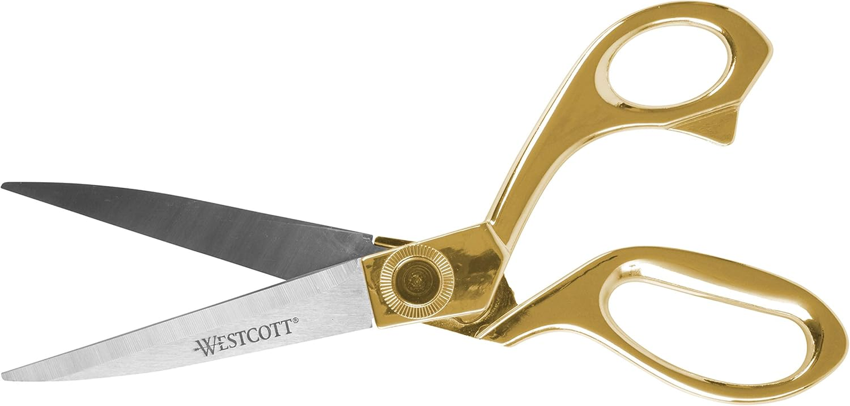 Westcott 17196 8-Inch Stainless Steel Gold Scissors for Office and Home image number 1