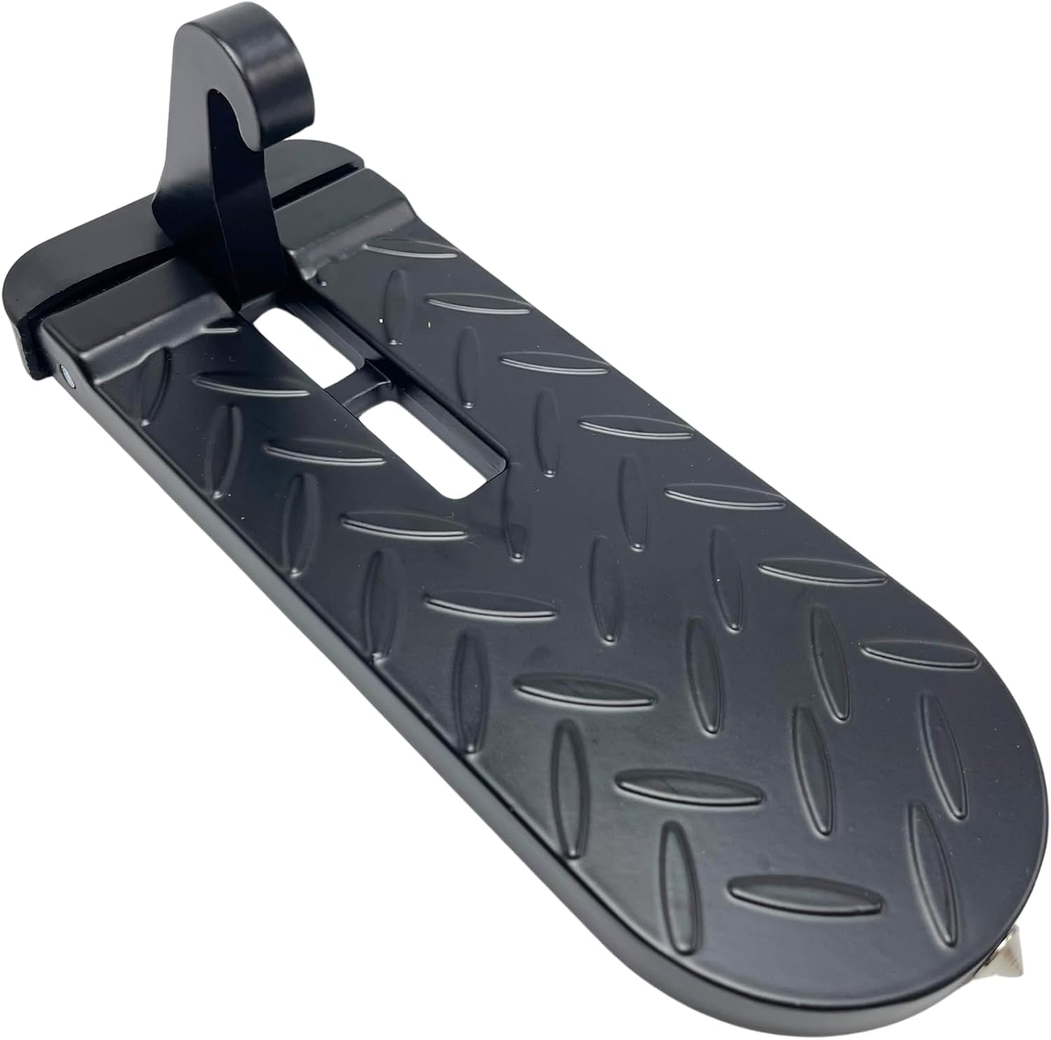 Swpato Car Door Step with Glass Breaker Safety Hammer & Roof Rack Access,Foldable Roof Rack Door Step - Fits Most Car, SUV and Truck, Max Load 400 Lbs(Long)