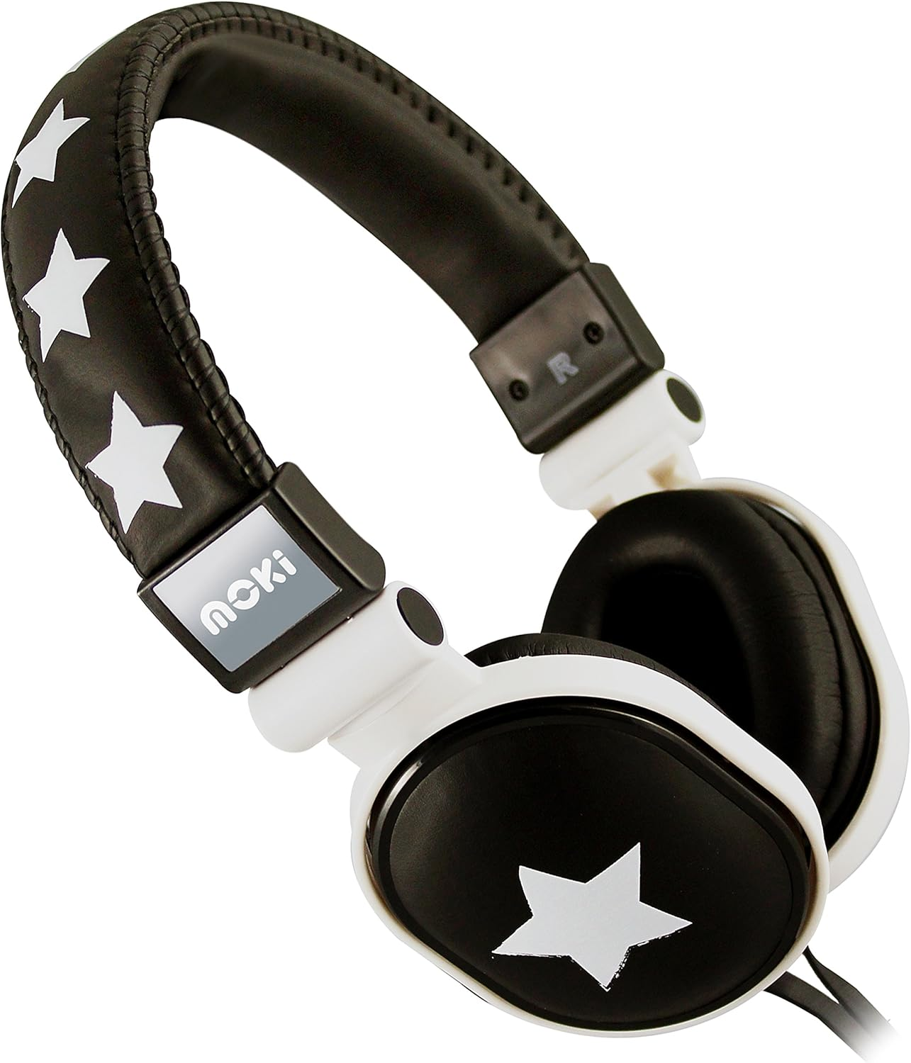 Moki ACCHPPOC Rockstar Soft Cushion Headphones, Black