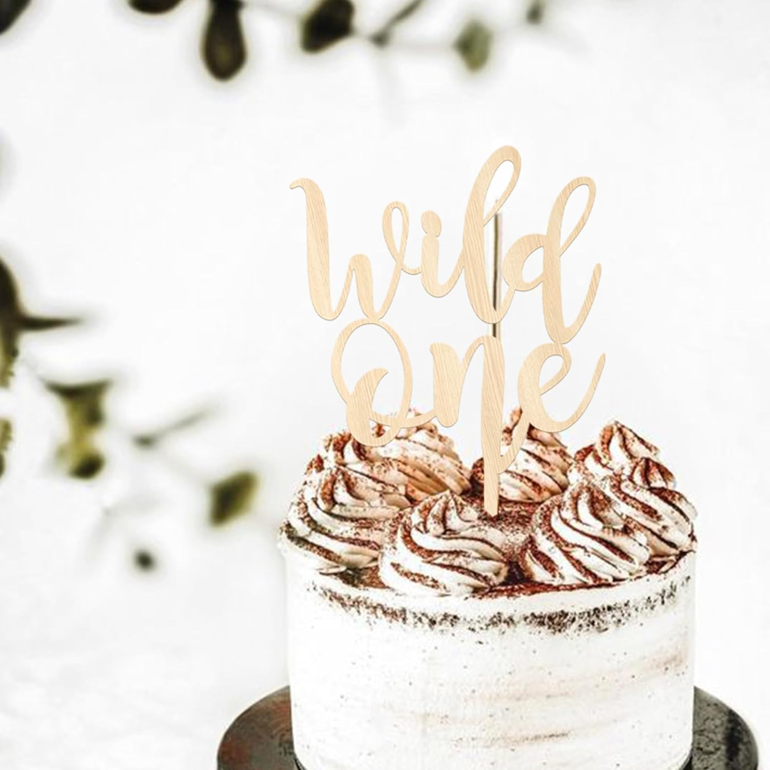 30 Pack Monstera Leaf One Cupcake Toppers Glitter Wild One Cupcake Picks Palm Leaves 1St Birthday Cake Decorations for Jungle Safari Theme Baby Shower Kids First Birthday Party Supplies (Color-02) image number 6