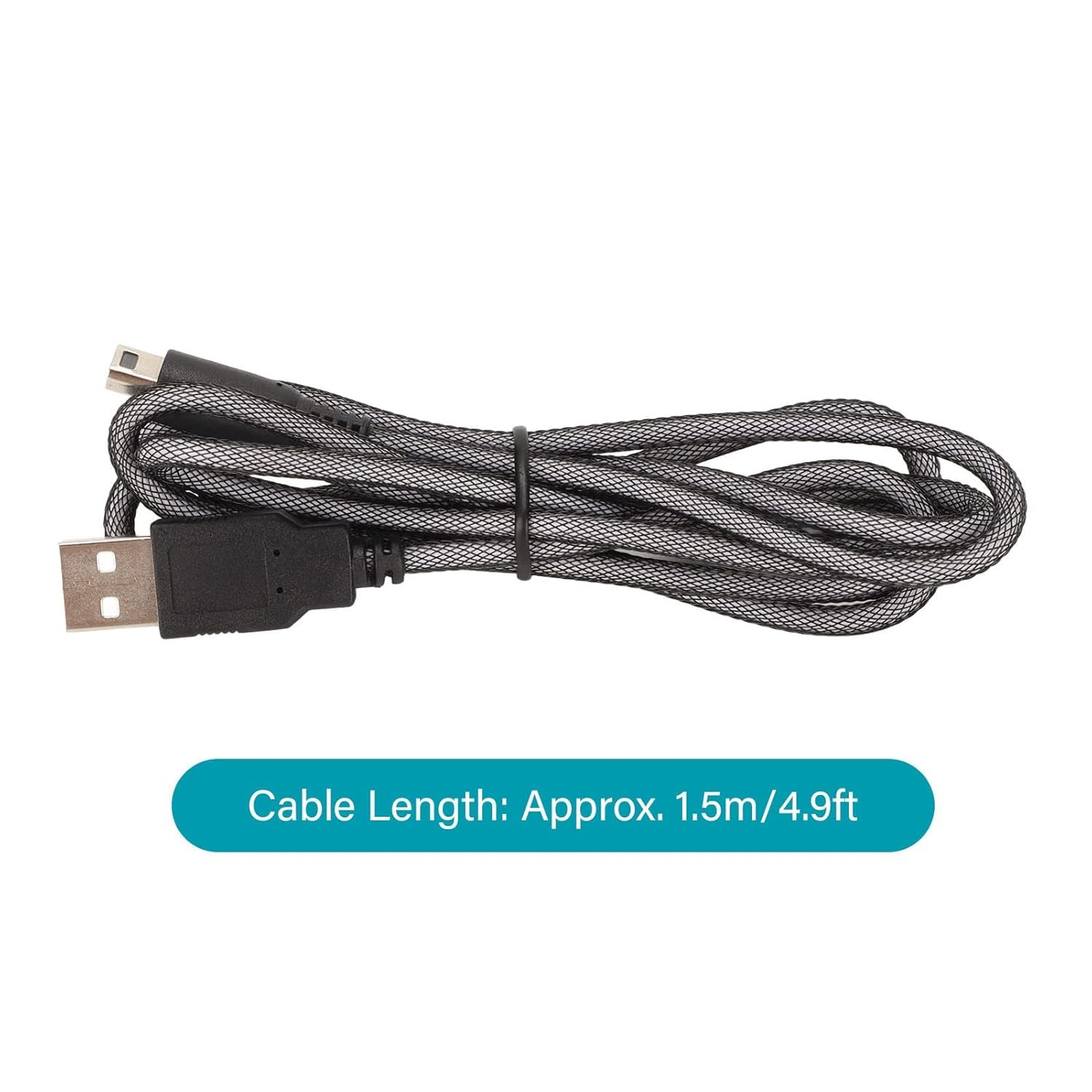 2-Pack Wezxrauo 5FT Nylon Braided USB Charging Cable for Nintendo 2DS 3DS Xl/New 3DS Xl/New 2DS Xl/Ndsi/Ndsi LL, Durable Fast Charge Power Cord with Tangle-Free Design image number 2