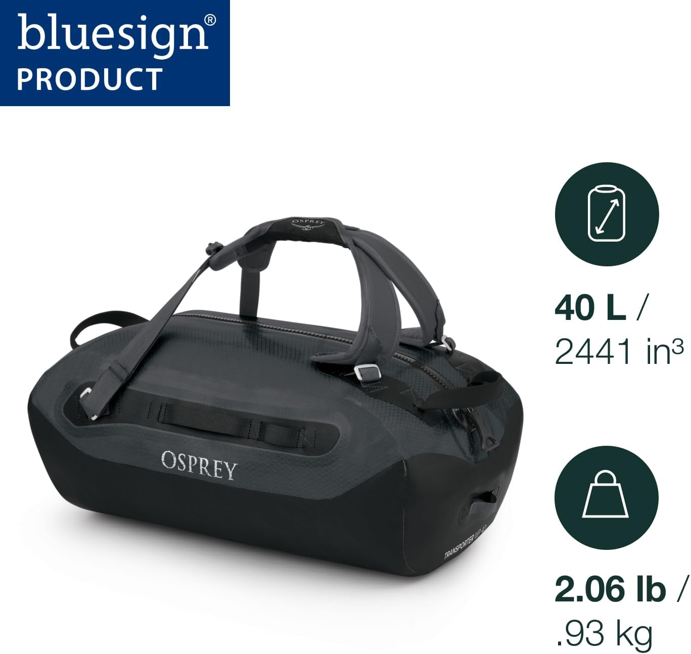 Osprey Transporter Wp 40L Duffel Bag One Size image number 5