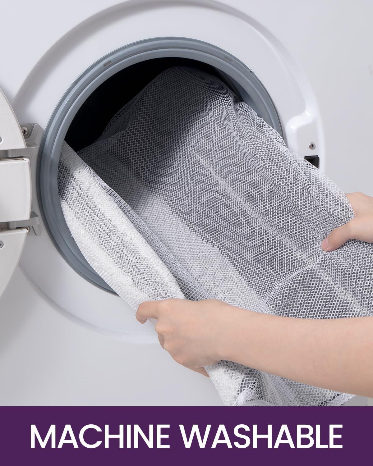 DEXI Bath Mat Bathroom Rug Absorbent Non-Slip Washable Shower Floor Mats Carpet 16"X24", Grey image number 4