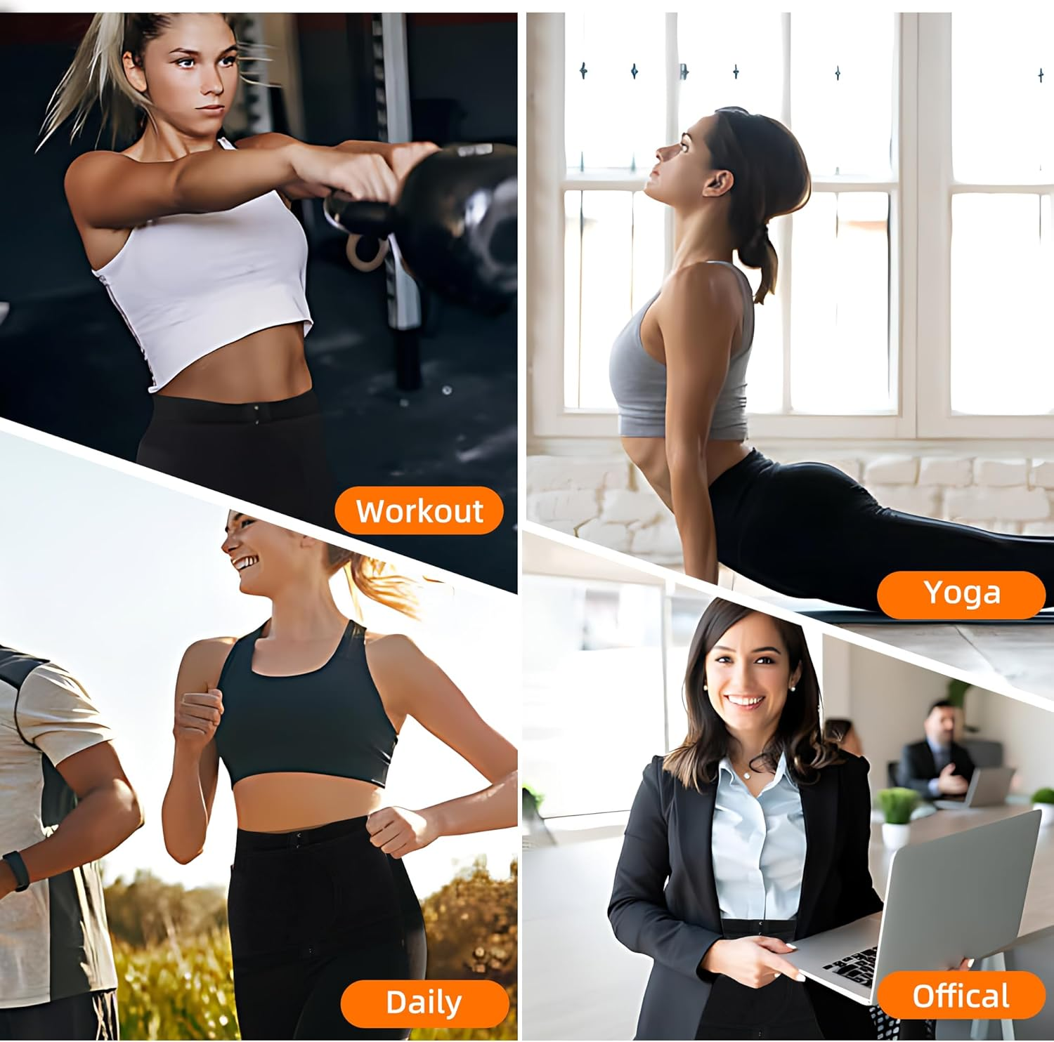 LMCOB Sauna Sweat Pants for Women High Waist Compression Sauna Leggings Workout Sauna Pants for Weight Loss image number 4