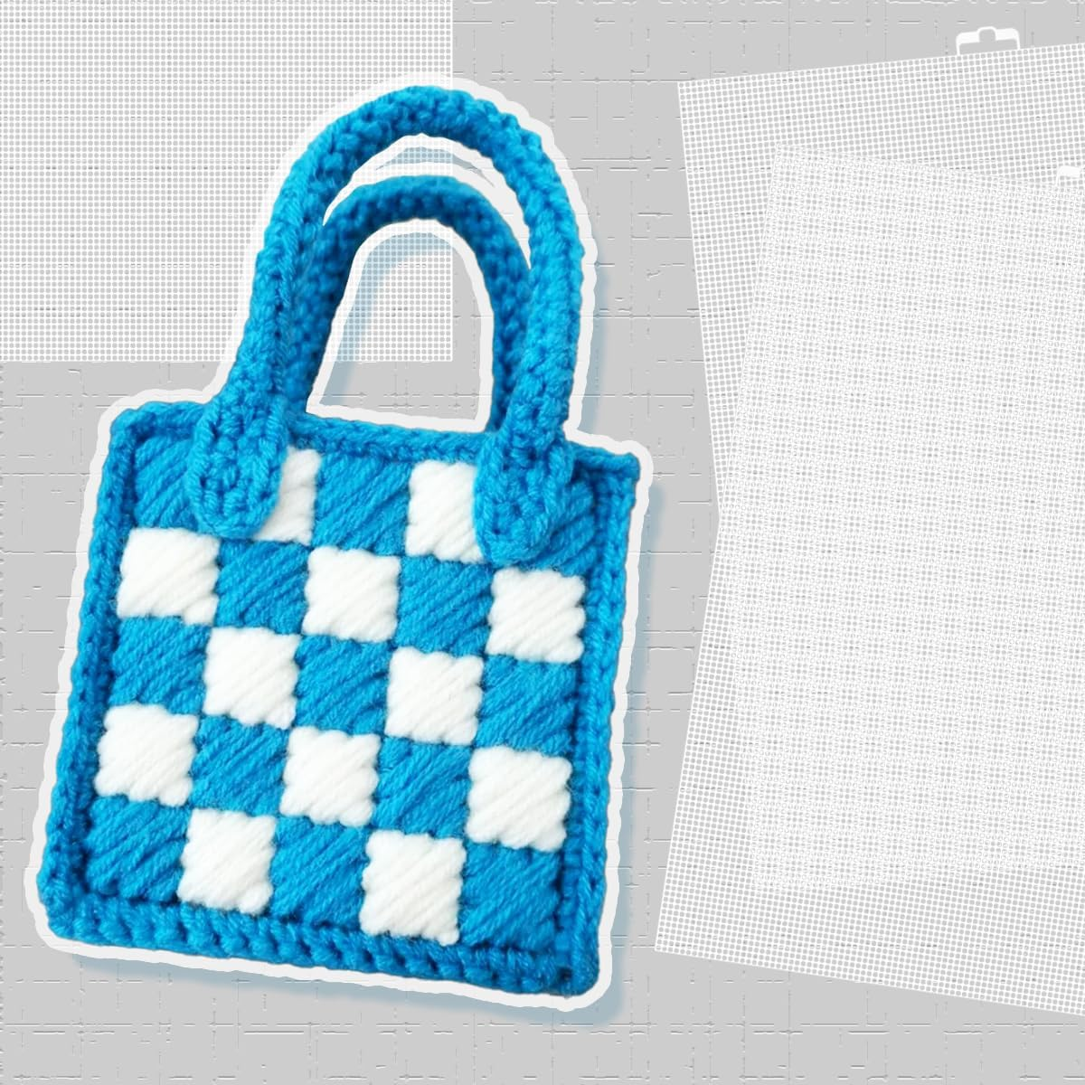 Tenalleys 4 Pieces Plastic Mesh Canvas Sheets 10.2 X 13 Inch, 10 CT per Inch, Ideal for Embroidery, Knit Crochet Projects, Aquarium Dividers image number 4