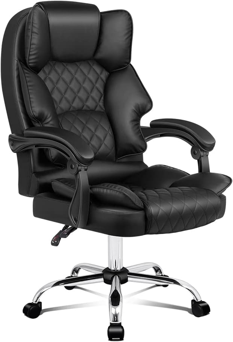 ALFORDSON PU Leather Pink Office Chair with High Backest Footrest for Home, Ergonomic Chair with Massage, 150&deg; Recline and 360&deg; Swivel, Gaming Executive Computer Racer Seater Adjustable Height