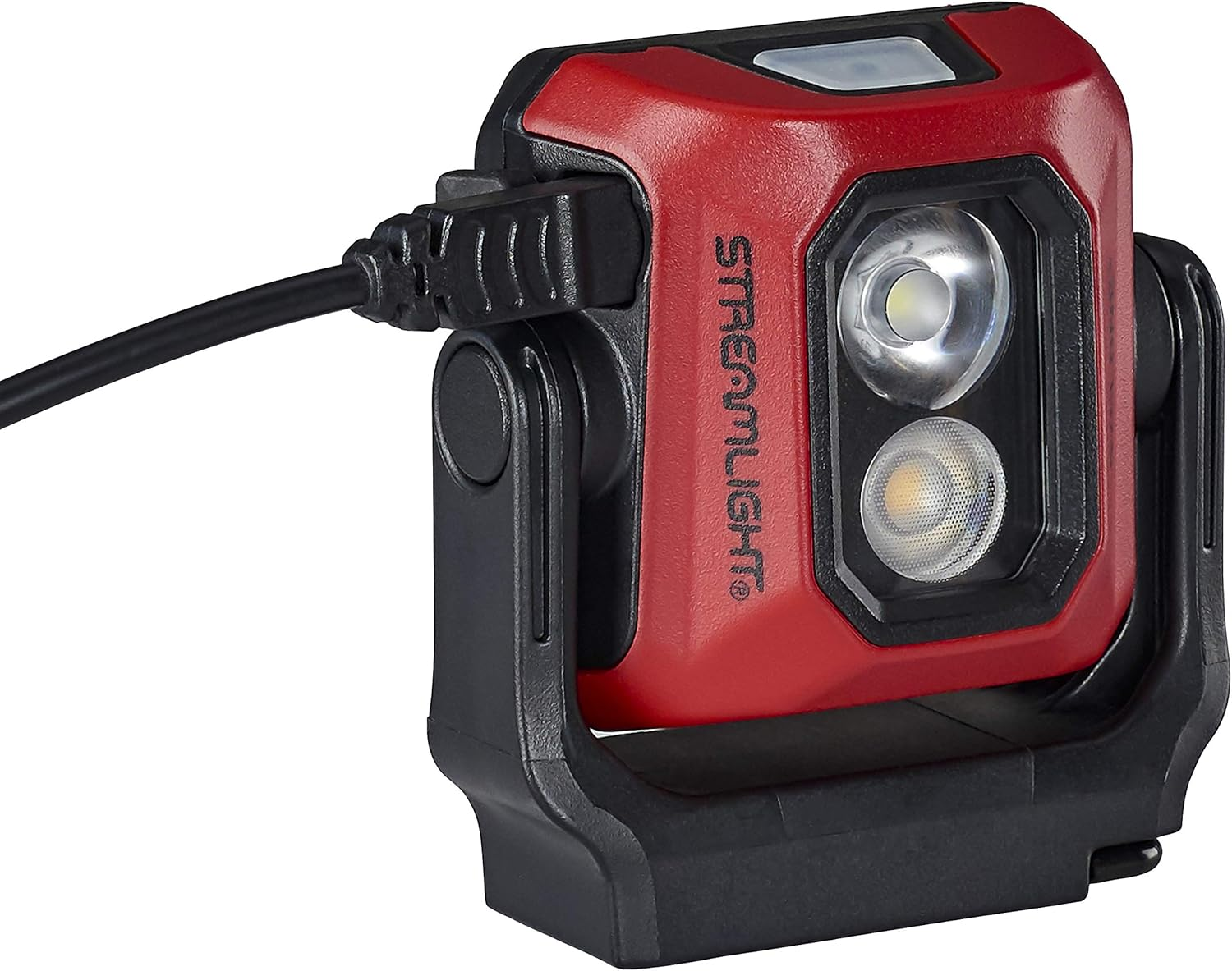 Streamlight 61510 Syclone 400-Lumen USB Rechargeable Multi-Function Compact Work Light, Red image number 1