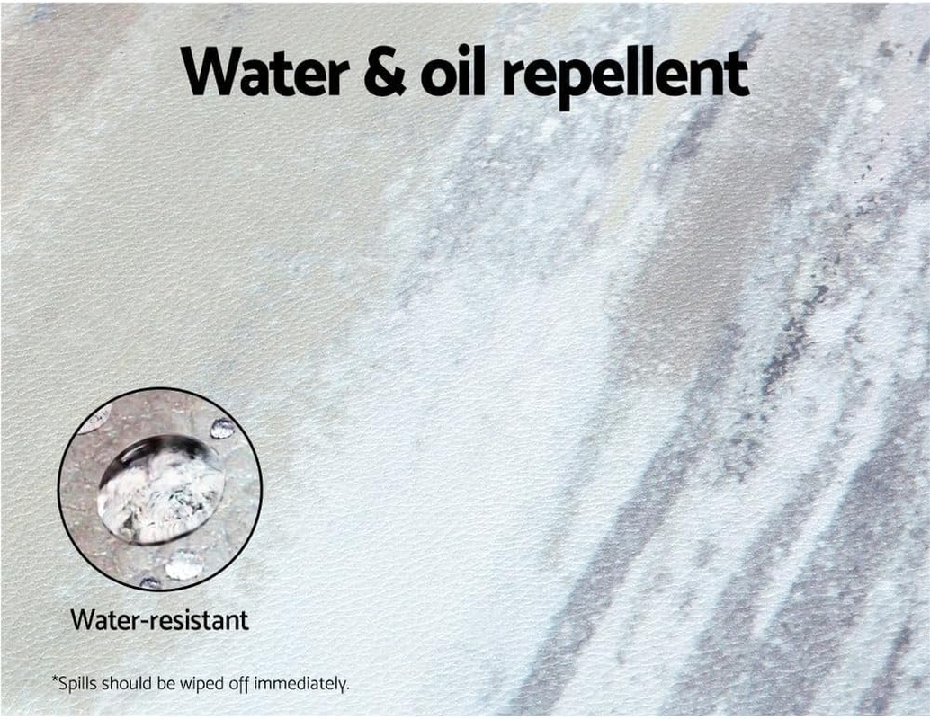 Artiss Kitchen Mats, 45 X 150Cm PVC Non-Slip Floor Rugs anti Fatigue Door Standing Mat, Waterproof Comfort Carpet for Living Room, Bathroom, Laundry, Sink image number 1