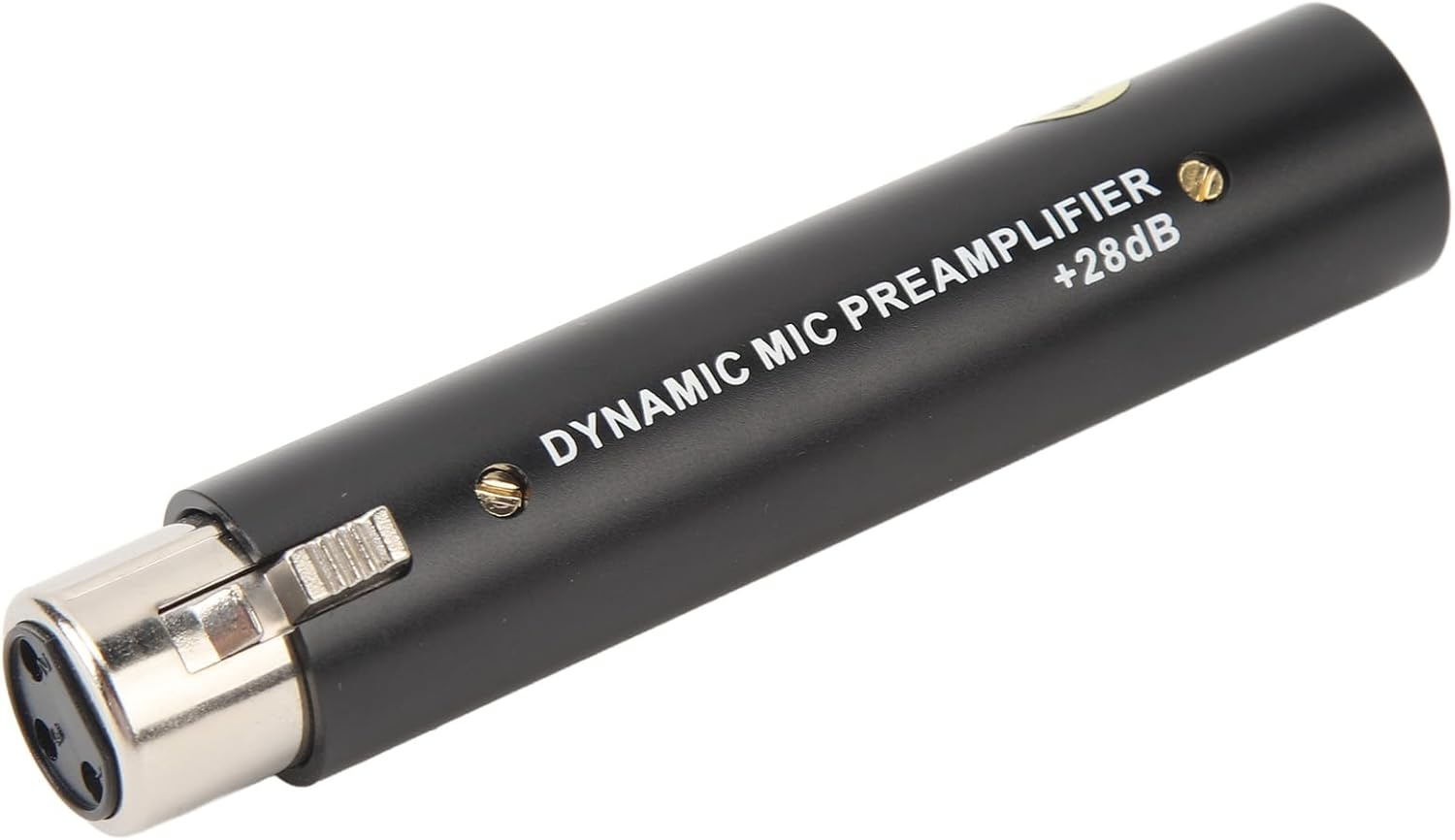 In-Line Microphone Preamp, DM1 Dynamic Active Inlne Microphone Preamplifier, 28DB High Gain Mic Booster, Portable Lossless Mic Preamp for Studio, Streaming, Stage Performance image number 4