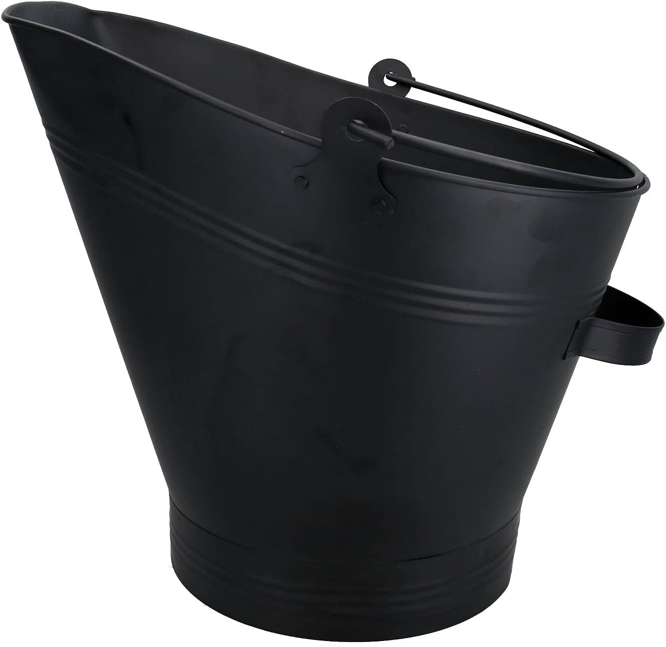 Fireplace Waterloo Style Black Coal Log Burner Scuttle Bucket Wide Mouth Fire image number 3