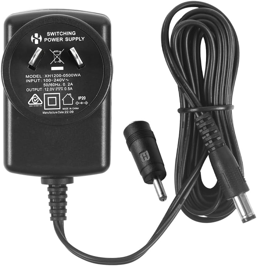 AC to DC 12V 0.5A 500Ma Power Supply Adapter, Plug 5.5Mm X 2.1Mm image number 2