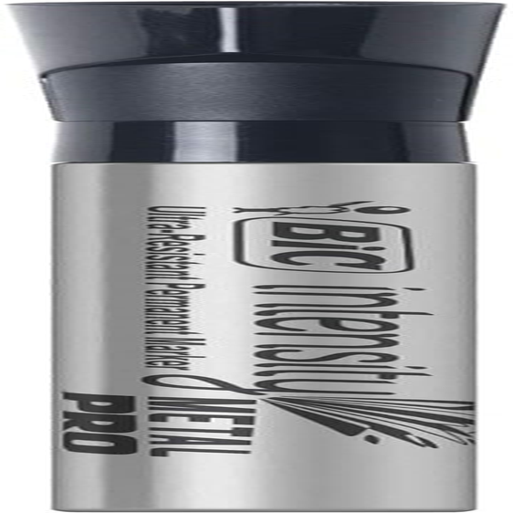BIC Intensity Permanent Metal Pro Marker - Pack of 2 Markers &ndash; Chisel Tip, Fade and Water Resistant, Quick Dry Ink for Any Surface - Black, PMITP21 image number 2
