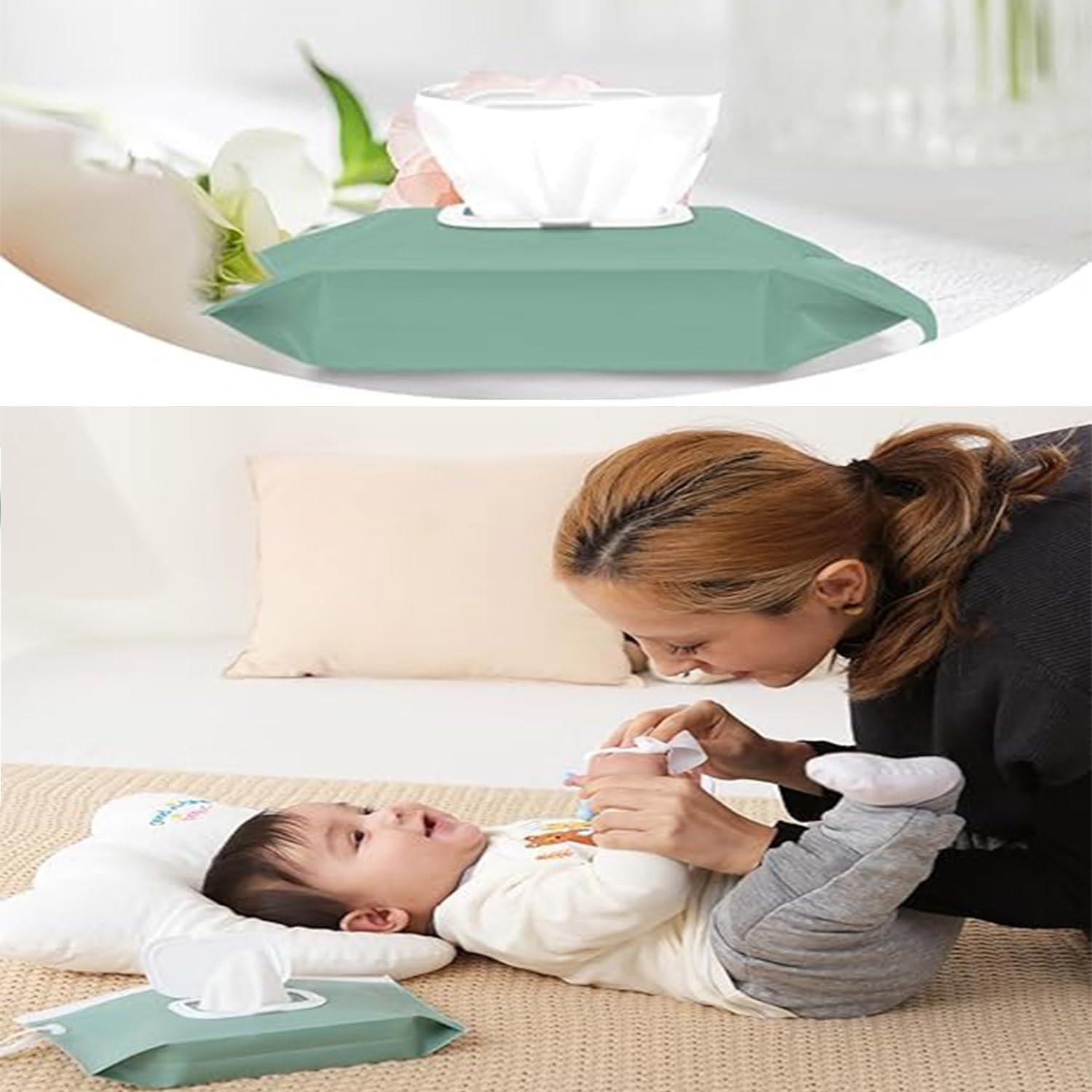 3 Pack Wet Wipe Pouch Wipe Dispenser, Travel Wipes Case Refillable Wet Wipe Bag Travel Wipes Dispenser Wipe Pouches,Portable Refillable Wipe Holder Wipes Container Travel Wipes Case Wipes Dispenser image number 3