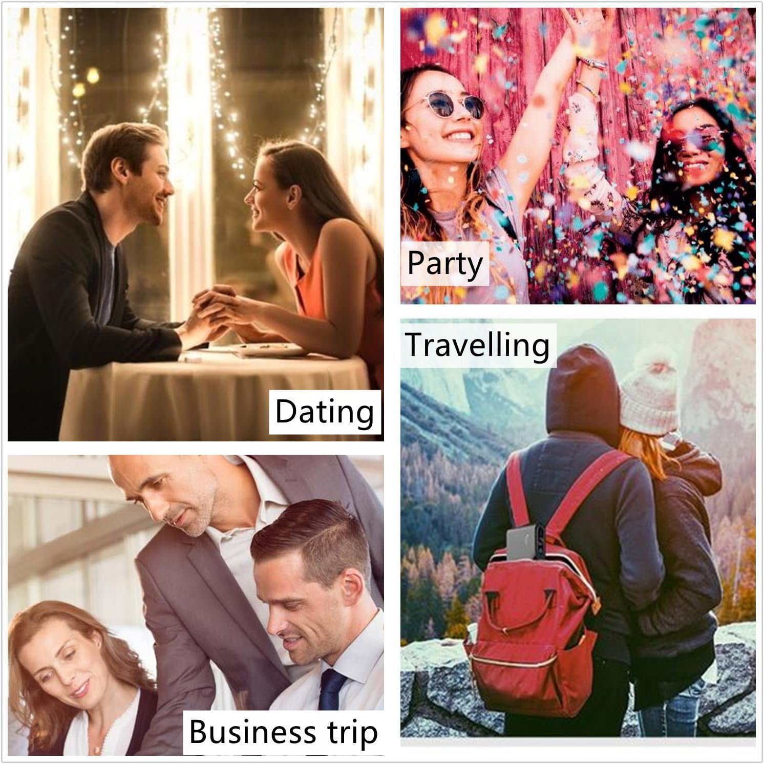 Aurdox Perfume Atomiser, Refillable & Travel Size Perfume Bottle with Bottom Pump, Leaking Proof, Luxurious Diamond Design, Mini Small Spray Bottles for Women and Men, 5Ml (Black) image number 1