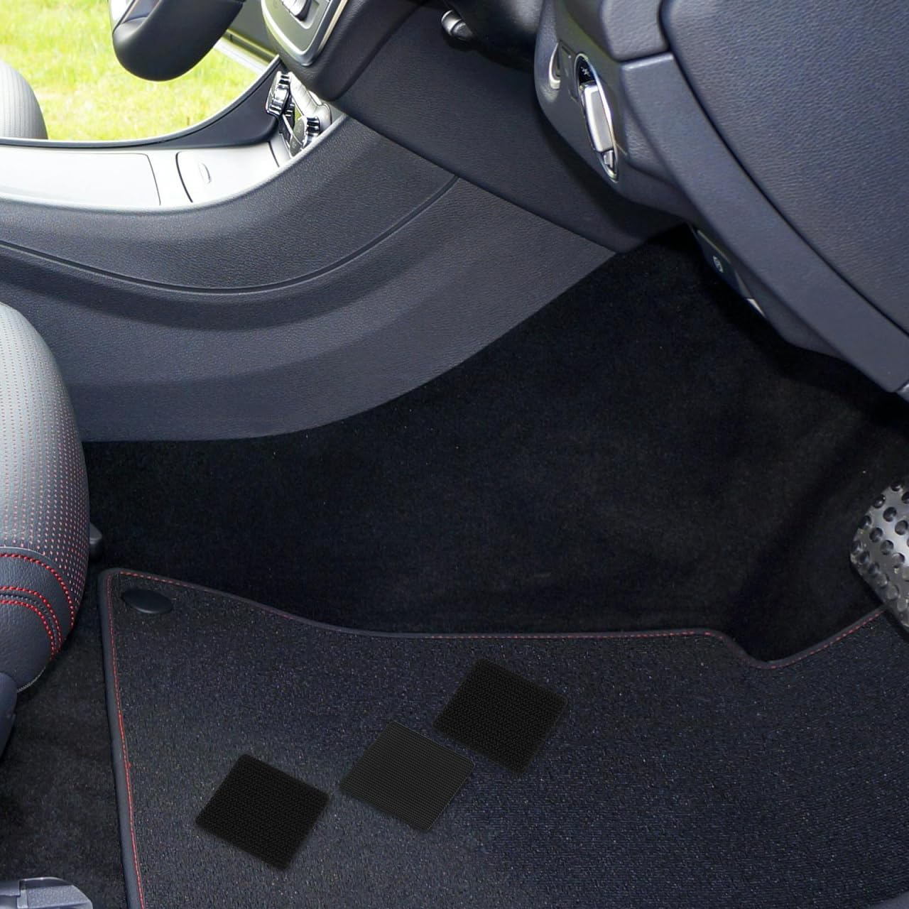 Heat Resistant Car Carpet Tape, 10 Sets Car Carpet Fasteners image number 2