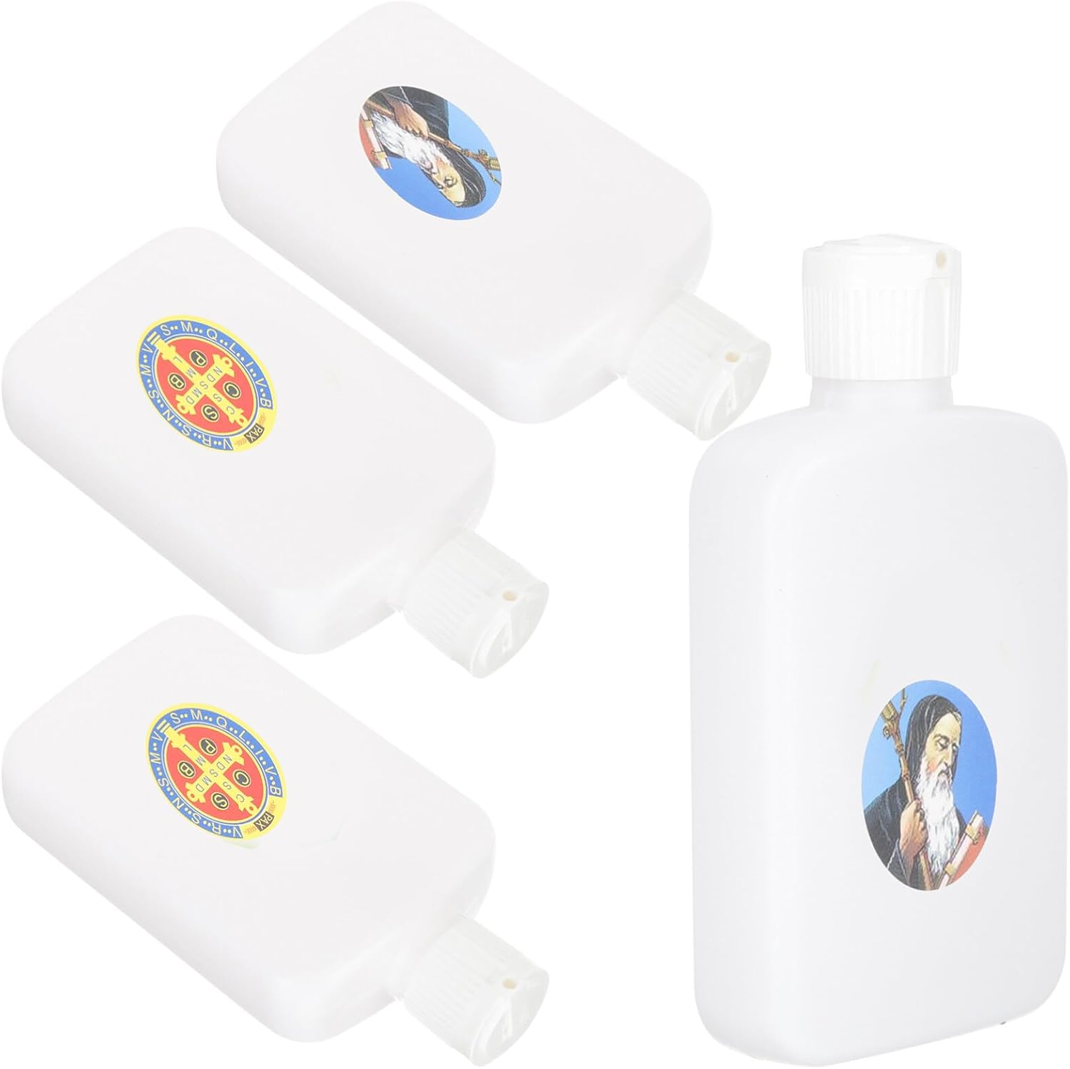 Ciieeo 6Pcs Refillable Holy Water Bottles Plastic Small Water Container for Easter Church Baptism Ceremony image number 4