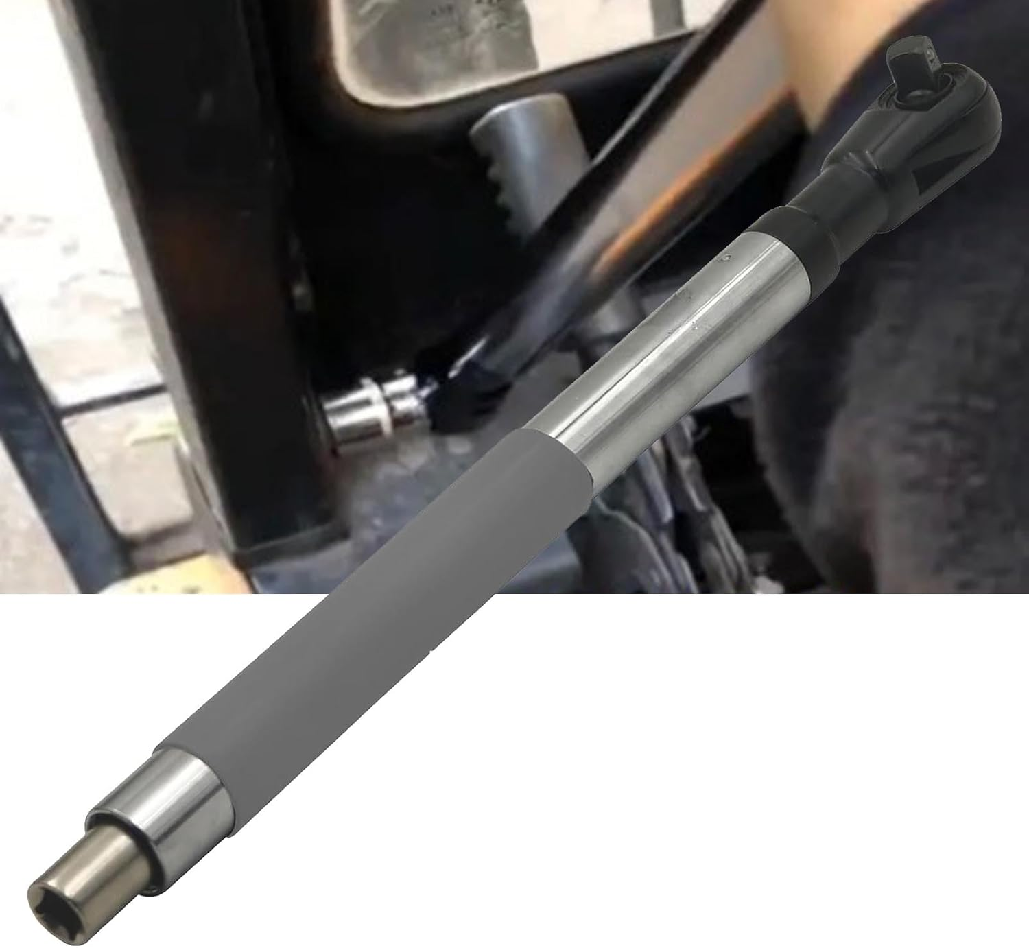 Jectse Offset Extension Wrench Set, Socket Spanner with Adapters, Ni Cr Alloy Steel and Tungsten Steel, One Key Forward and Reverse Switch, for Automotive Repair image number 2