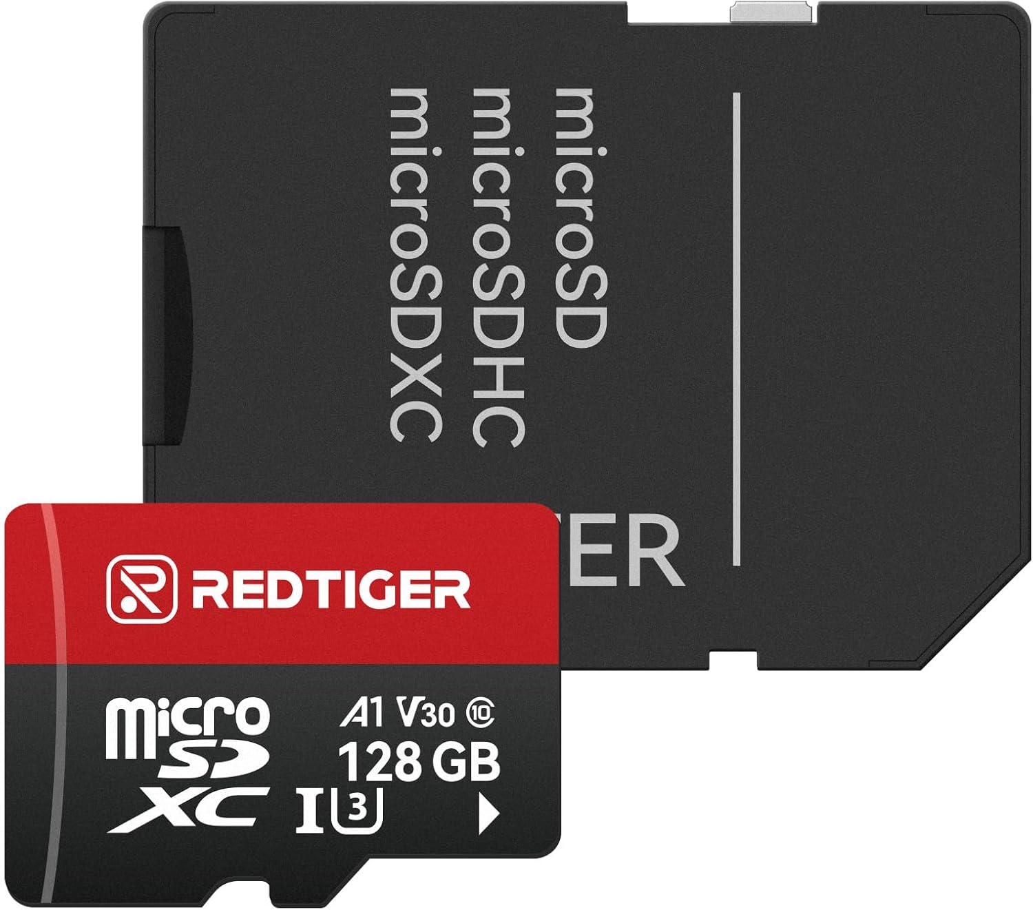 REDTIGER High Speed 128GB Micro SD Card with Adapter, Microsdxc UHS-I Class 10, U3, V30 A1, Support for Dash Cam and 4K Video Recording, Compatible Only with F7NP & F7N Touch image number 2