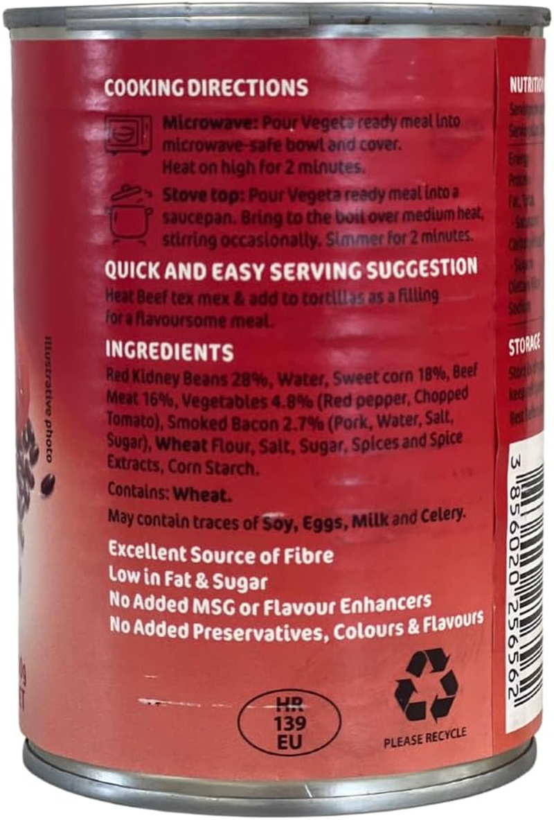 Vegeta Beef Tex Mex with Beans and Corn image number 2