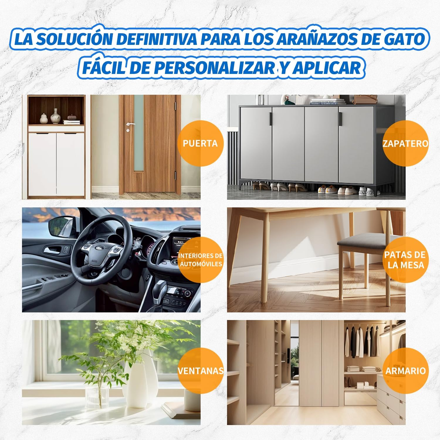 SB&reg; Cat Sofa Cover 30 X 300 Cm + Lint Roller + Spatula + 10 Pings | Pet Scratch Protector for All Kinds of Furniture (30 X 300 Cm) image number 1