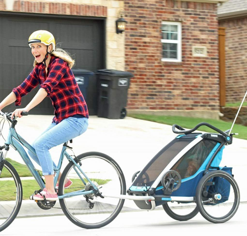 Bicycle Trailer Hitch Coupler Mount Attachment, MASO-AUTO Bike Rear Racks Axle Steel Adapter Replacement Cycling Accessory for Dog Kids Cargo image number 1