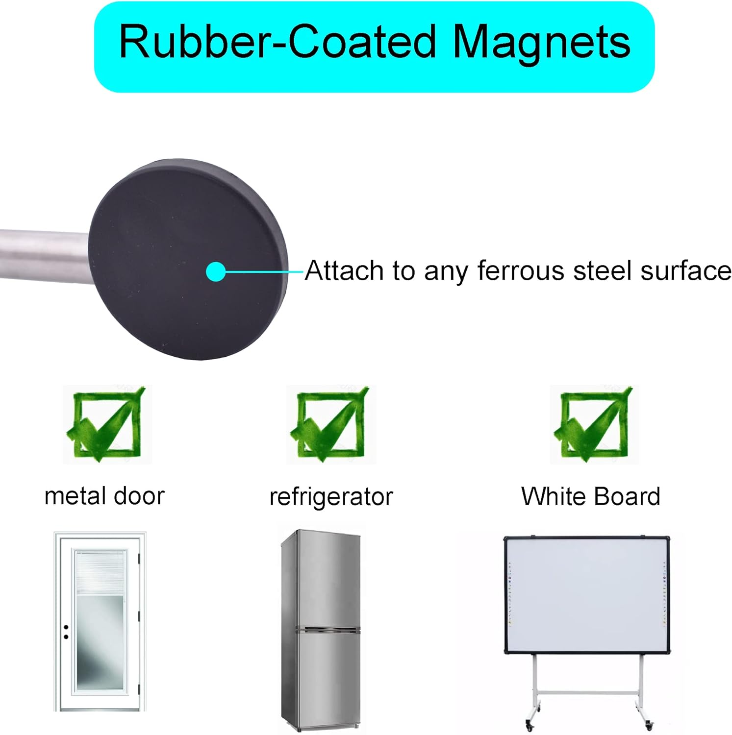 YYST 29" (74CM) Magnetic Anchor Chart Holder Adjustable Magnetic Date Cards Holder Calendar Holder for Kids Crafts, Classroom Calendar, Classroom Decor W O Rings - Black - 2 image number 6