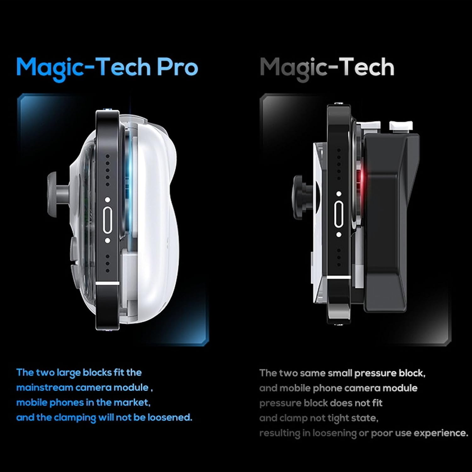 Bluetooth Mobile Game Controller, Wireless Joystick with Macro Recording, Smart Trigger, Long Battery Life, Gaming Gamepad with App Support, Auto Hang Up image number 6