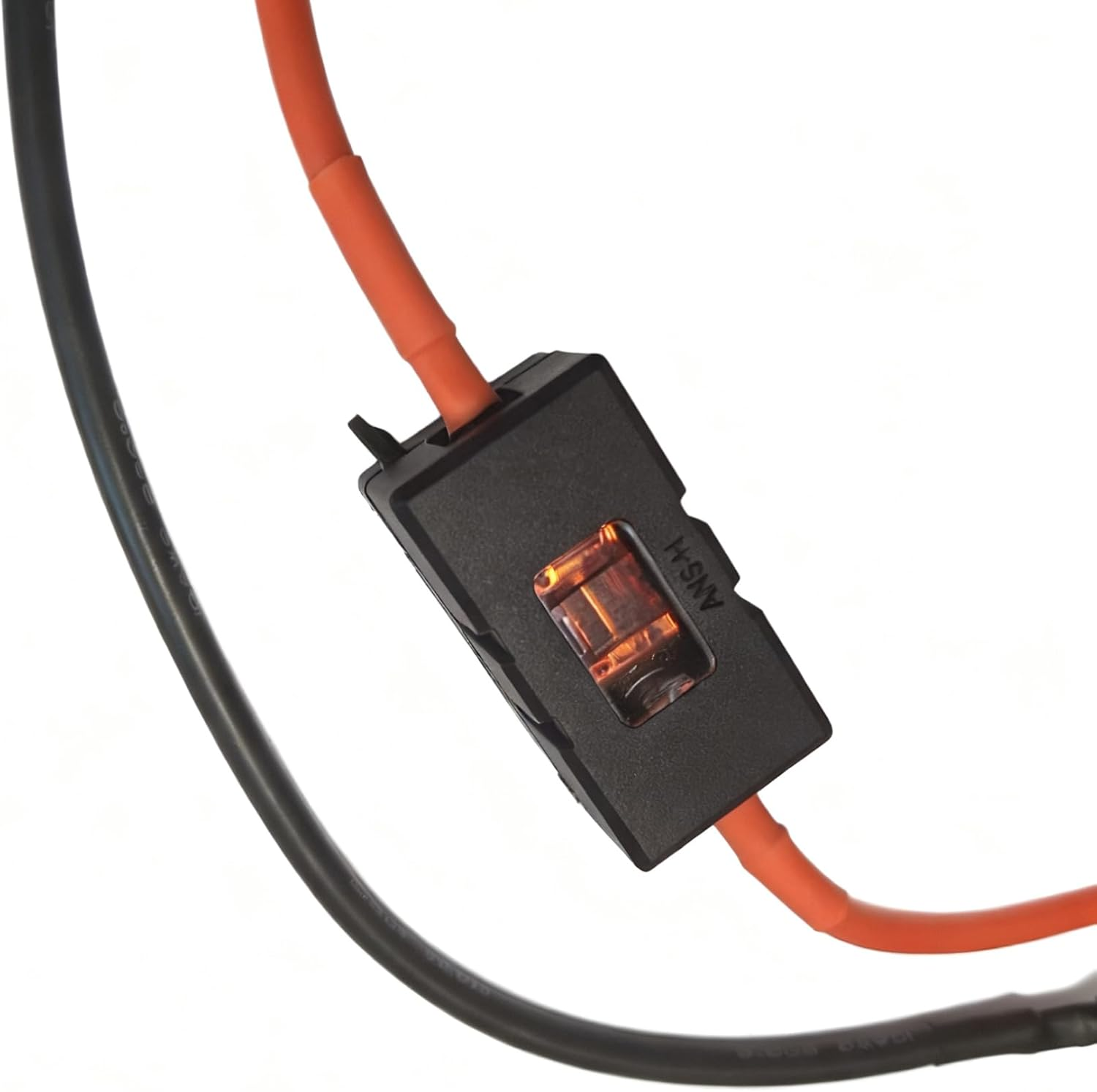 50A Anderson Plug with 30Cm 10AWG Cable, O-Ring Terminals, Midi Fuse Kit 50A Midi Fuse Holder with Inspection Window Heavy Duty Wiring for Caravan, 4WD, Solar, Battery Charging 1ANDS+1MIDI (30Cm) image number 3