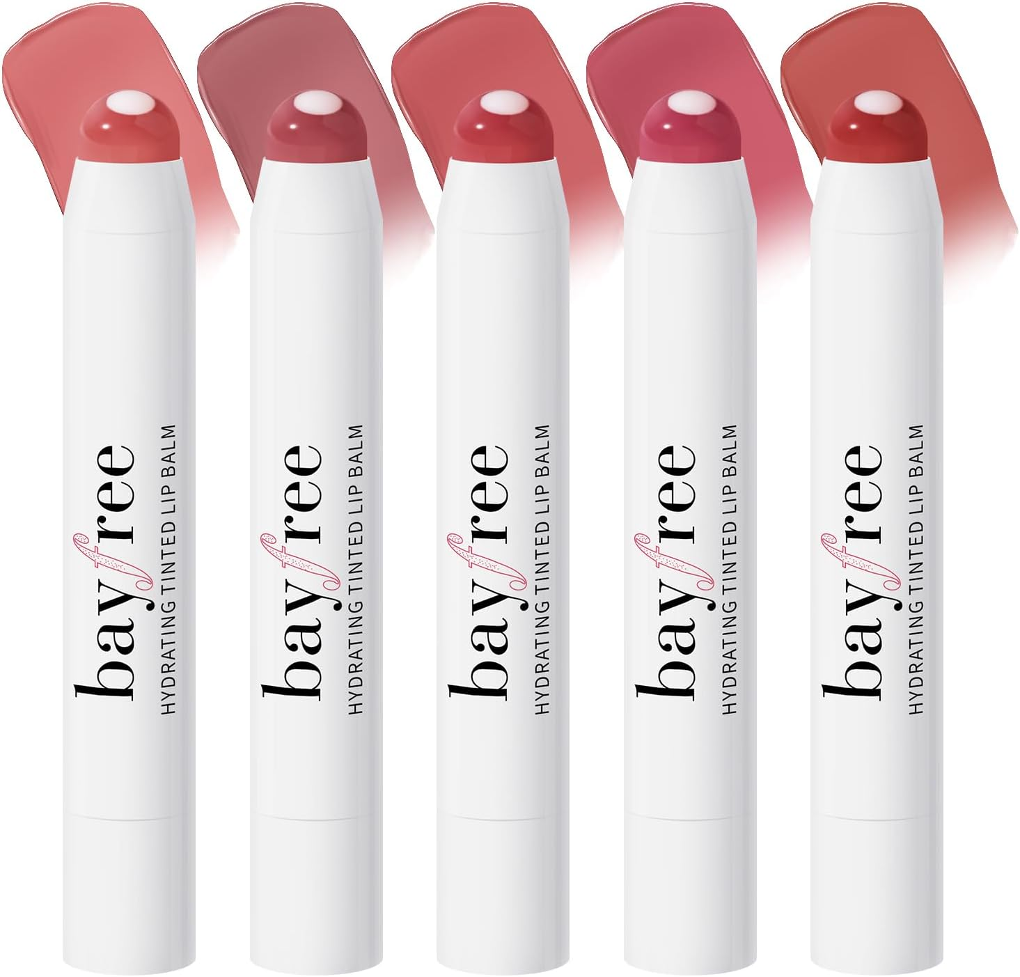 Bayfree Tinted Lip Balm Plumper, Glossy, Lightweight, Moisturize & Tint with Jojoba Seed Oil, Vegan Lip Balm Lip Care Present
