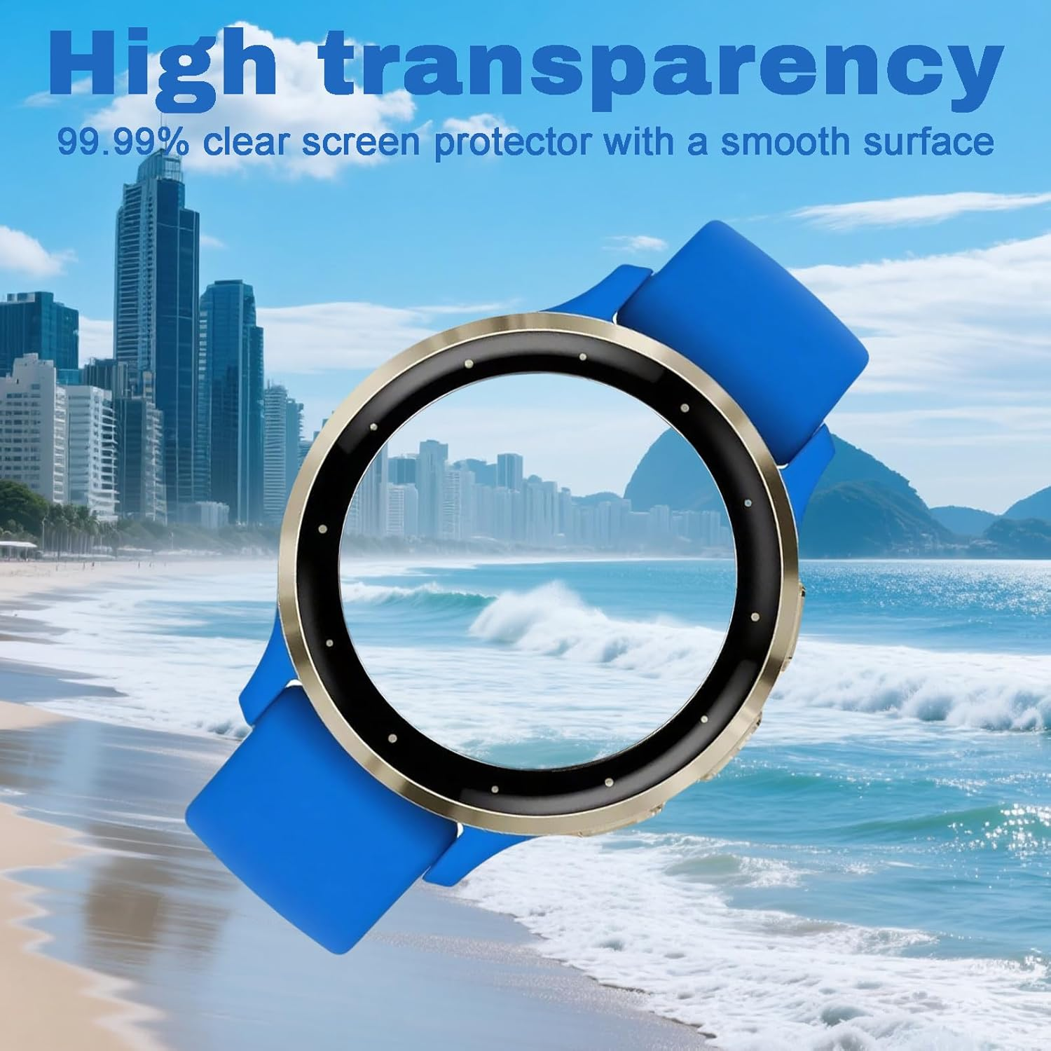 Jeyzuroa 6-Pack Screen Protector for Garmin Venu 3S - HD Clear TPU Soft Flex, Anti-Scratch & Bubble-Free, Full Coverage Film image number 4