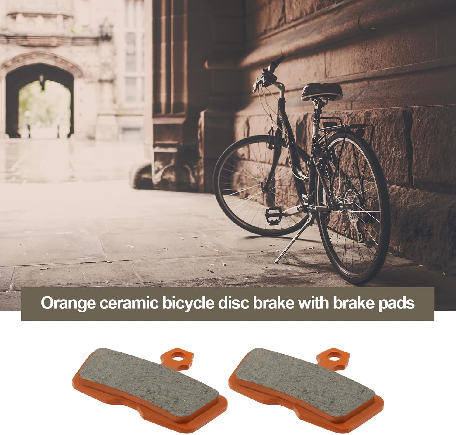 VGOL 2 Pairs Ceramic Brake Pads Compatible with Avid Code R 2011-2014 Compatible with SRAM Code Guide RE 2011+ Bicycle Disc Brake Pads 40X28X4Mm image number 3