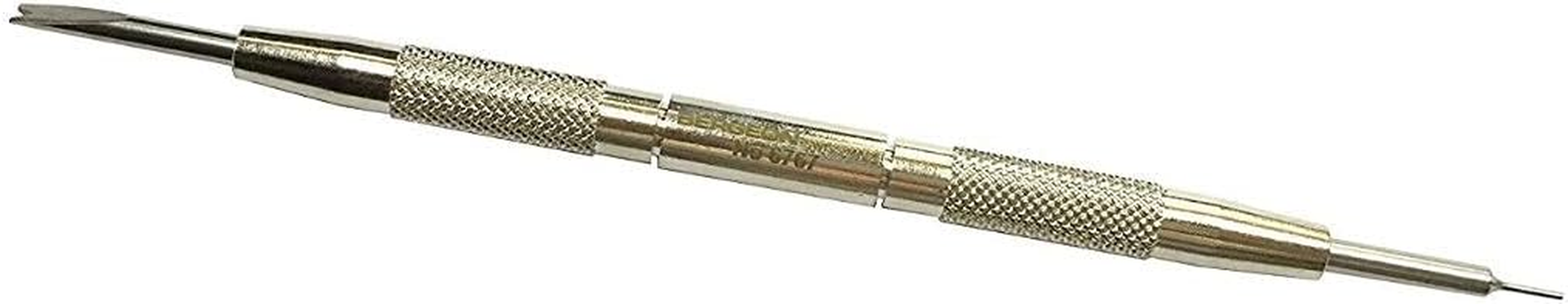 New Package Bergeon 6767-F&6767-S Watch Spring Bar Tool - Long Stainless Steel Handle with Replaceable Screw - 6767-S image number 6