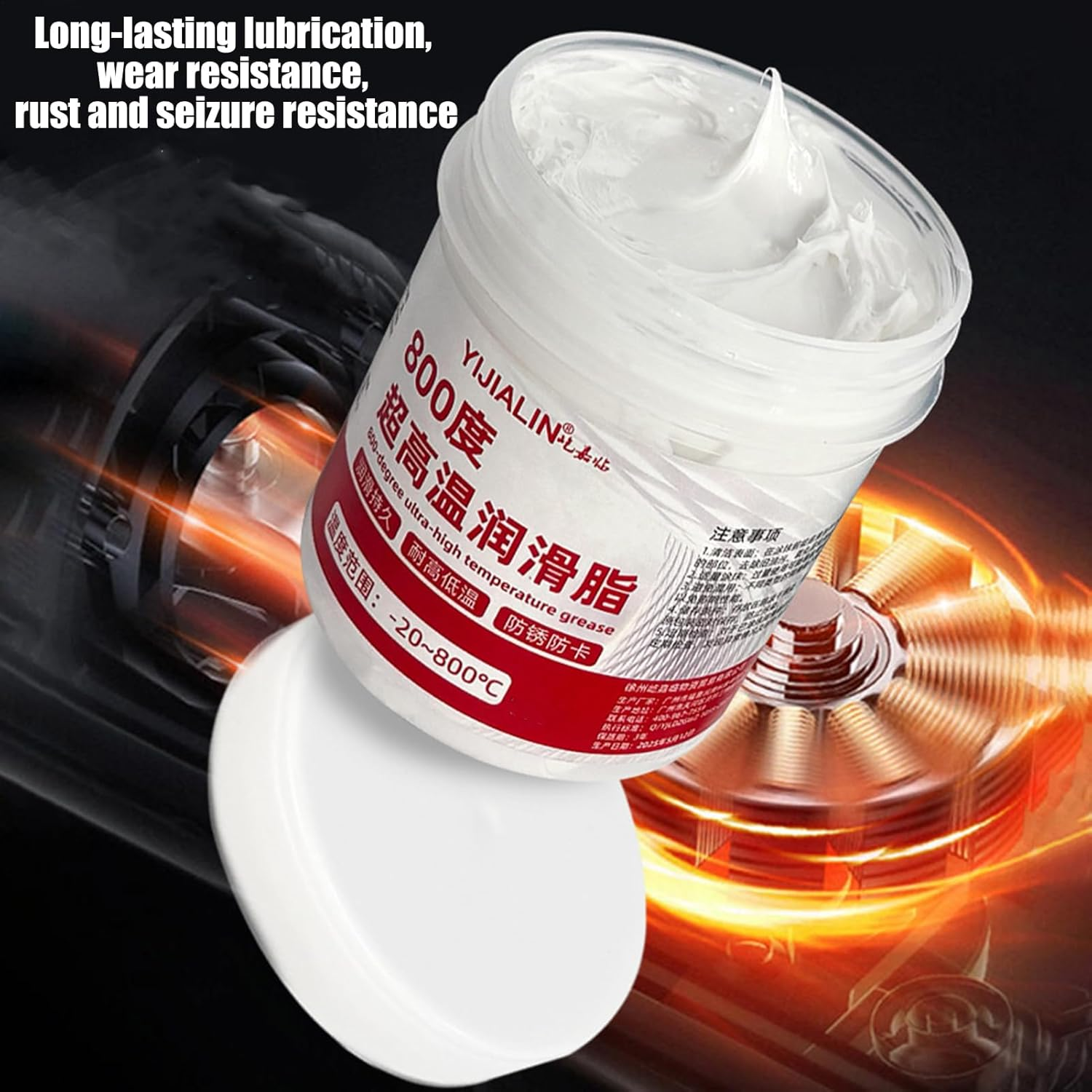 Auto Grease - Temperature Resistant Lubricant - High-Temp Grease for RV, Motorcycle, Lawn, Industrial, Tractor, Trailer, Marine, Bike