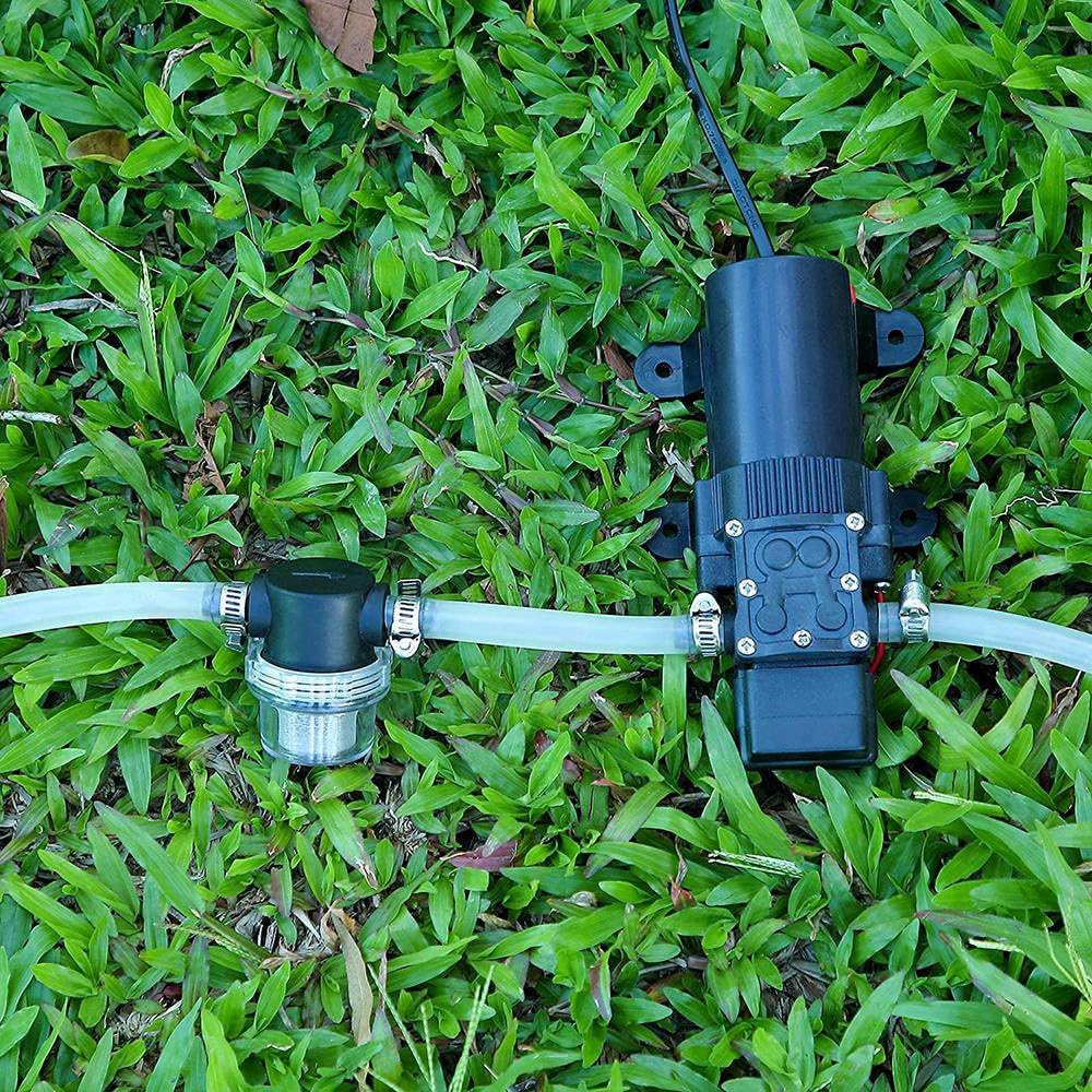 Tophomer Water Pump Strainer, 1/2" Aluminium Strainer Grid Direct-Entry Pipeline Filter for Agricultural Irrigation, Garden Watering and Pet Bathing image number 1