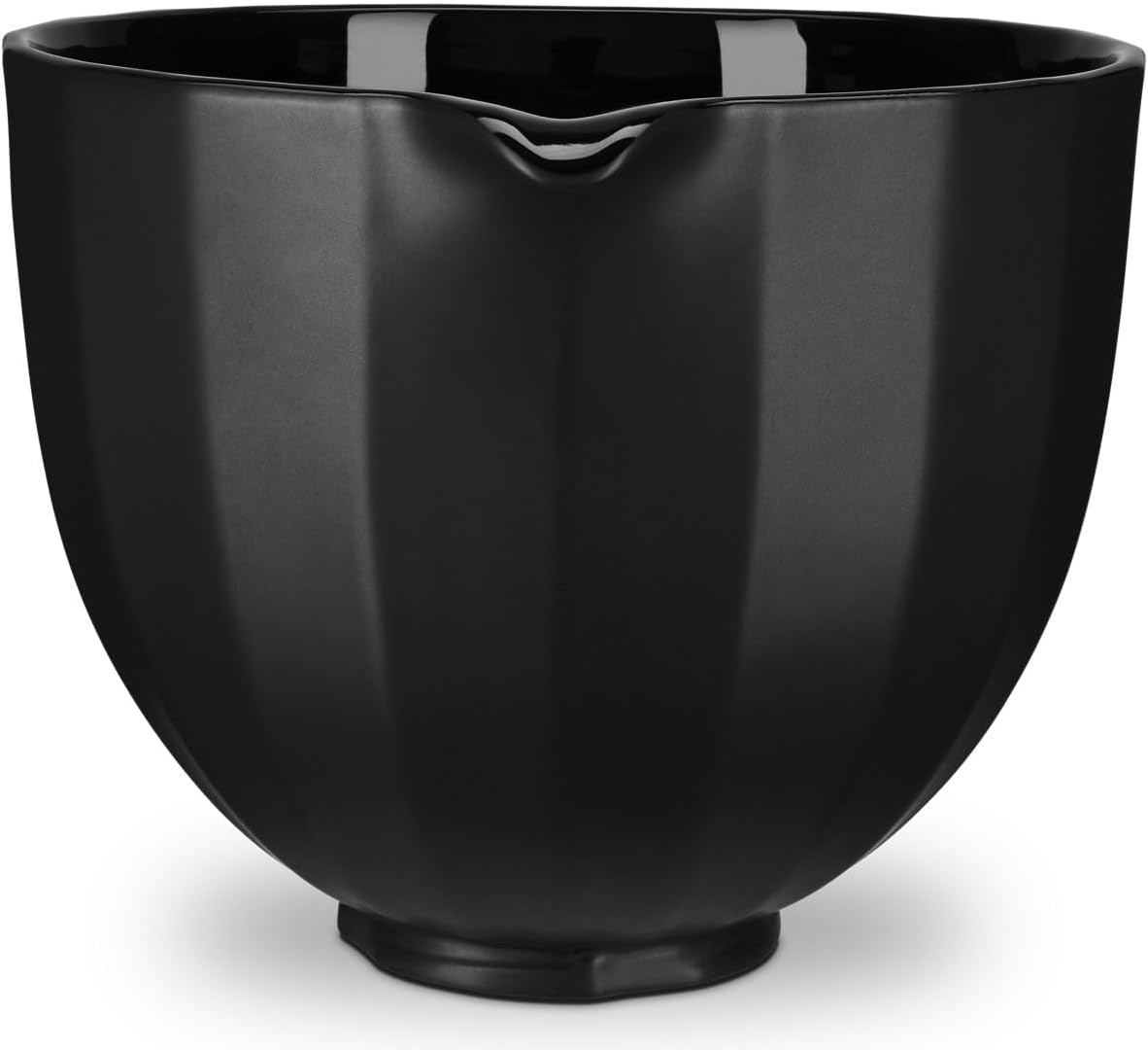 Kitchenaid 5 Quart Ceramic Bowl for All Kitchenaid 4.5-5 Quart Tilt-Head Stand Mixers KSM2CB5PBS, Black Shell image number 2