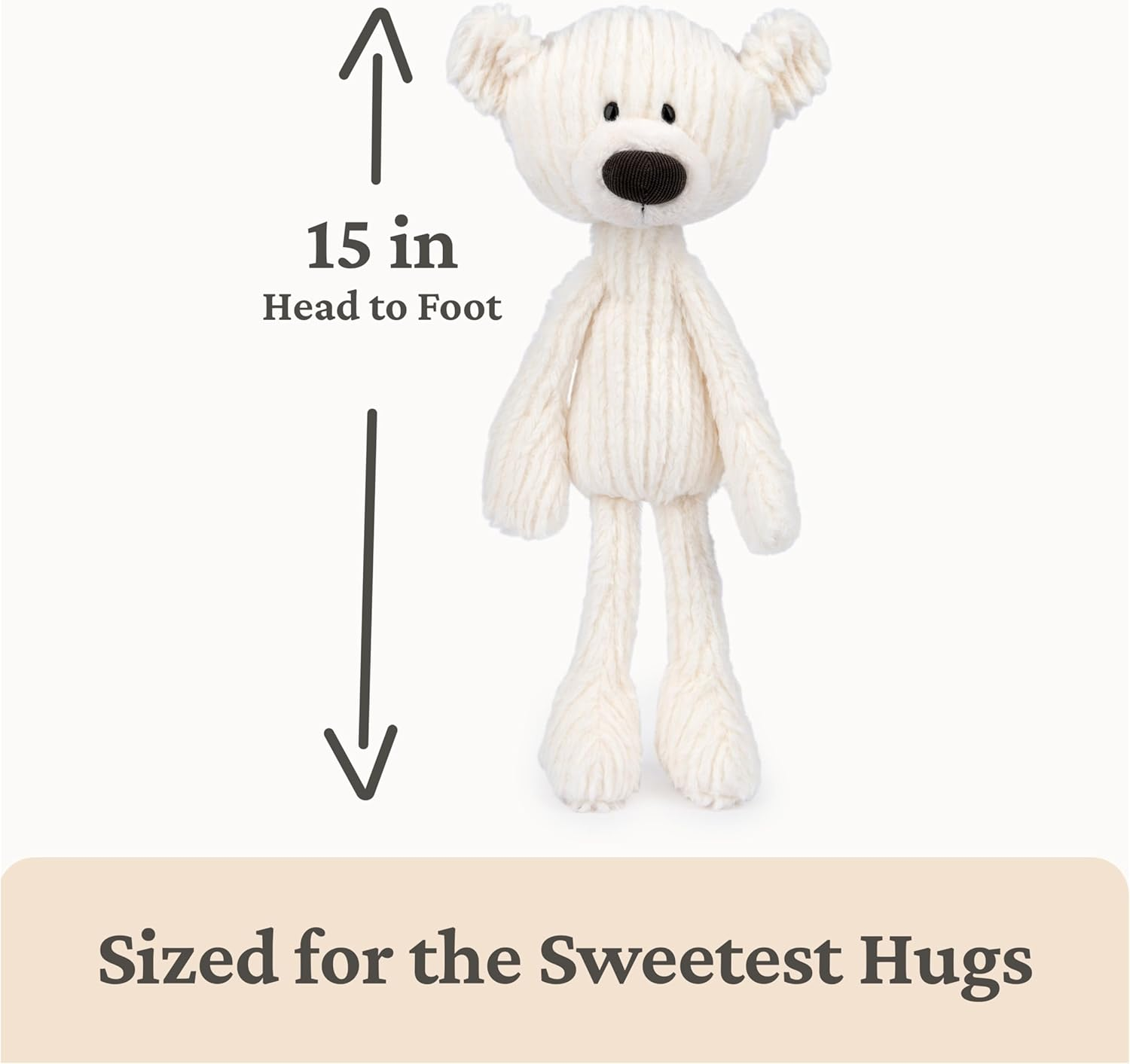 Gund Toothpick Cable Bear Plush Toy, 38 Cm image number 2
