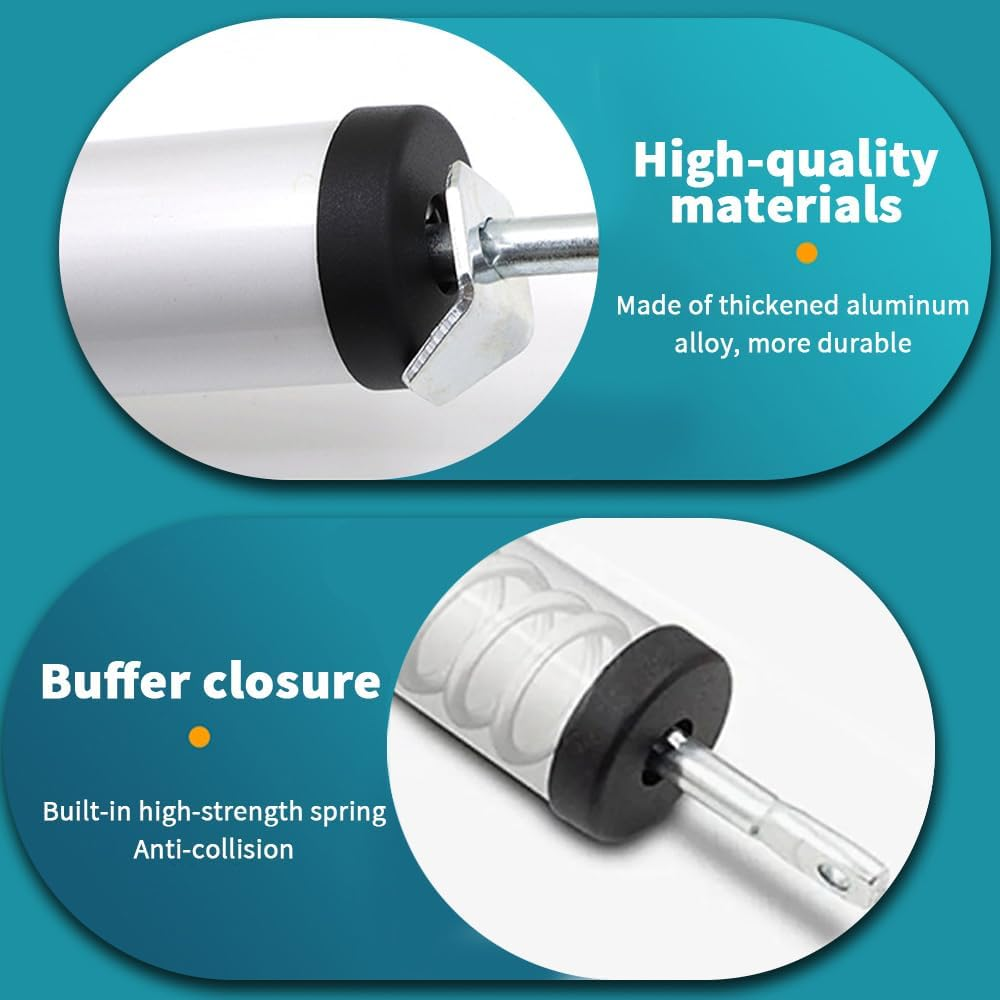 TOMVAES 2PCS Door Closer System,Screen, & Security Doors with Bracket & Clevis Parts for (Medium and Heavy Weight) Storm New Doors or Replacement for Previous Units image number 1